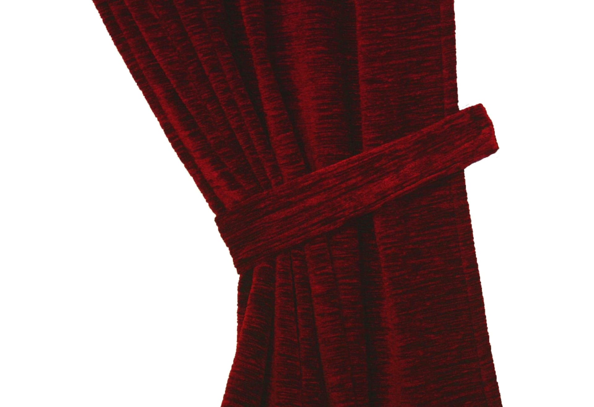 WIRTH Raffhalter Thermo-Chenille 288g/m² 2er Set Rot