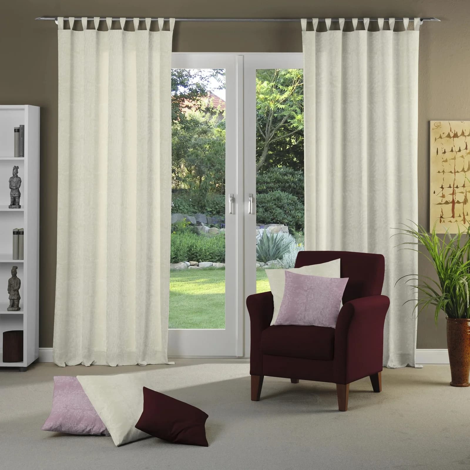 WIRTH Vorhang Coventry Beige Polyacryl Polyester