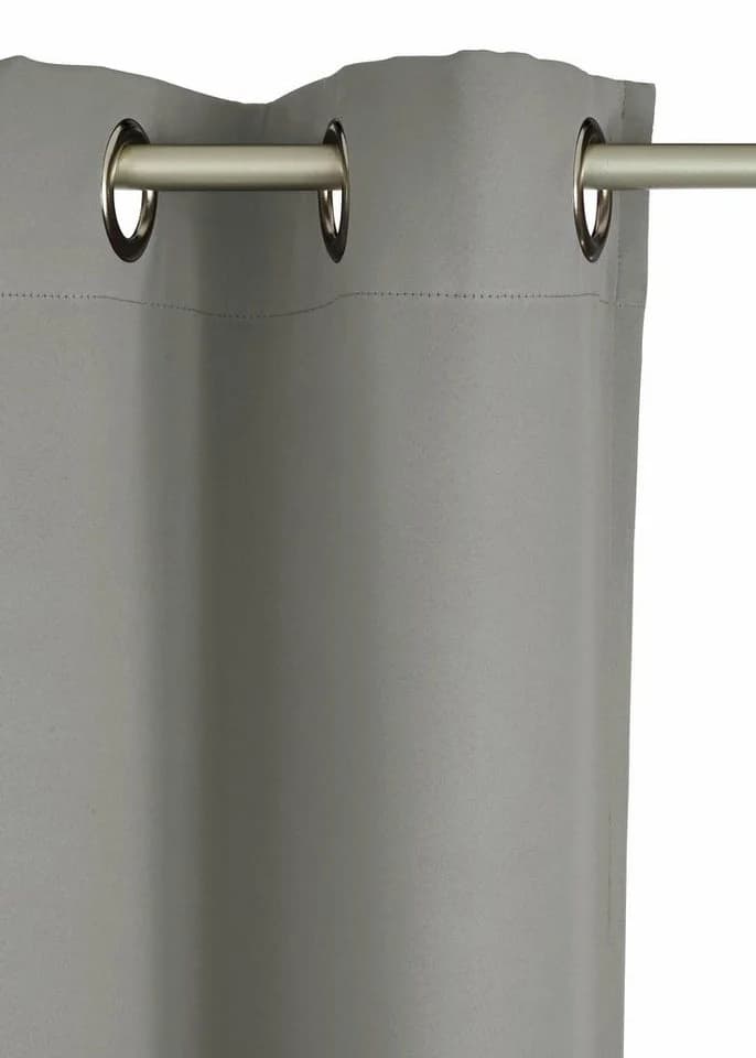 WIRTH Dim Out Vorhang Grau Verdunkelnd Polyester - Bild 3
