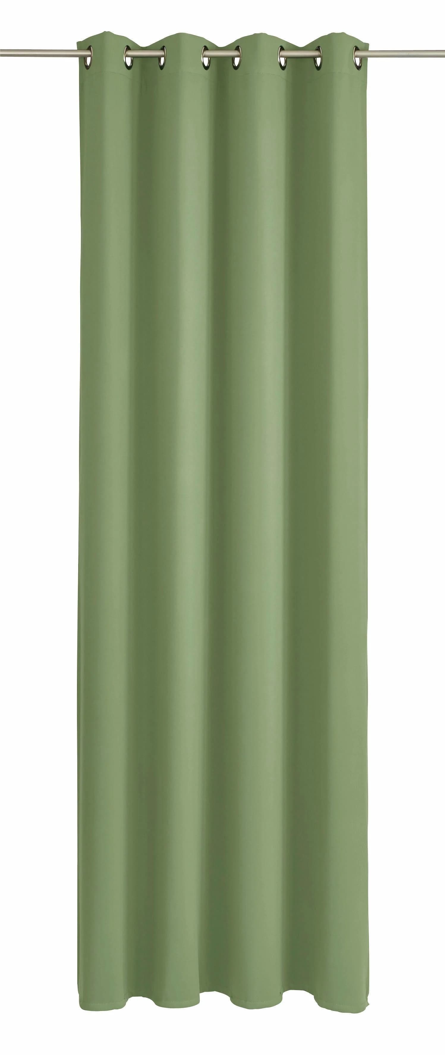WIRTH Vorhang Dim out Grün Verdunkelung Polyester