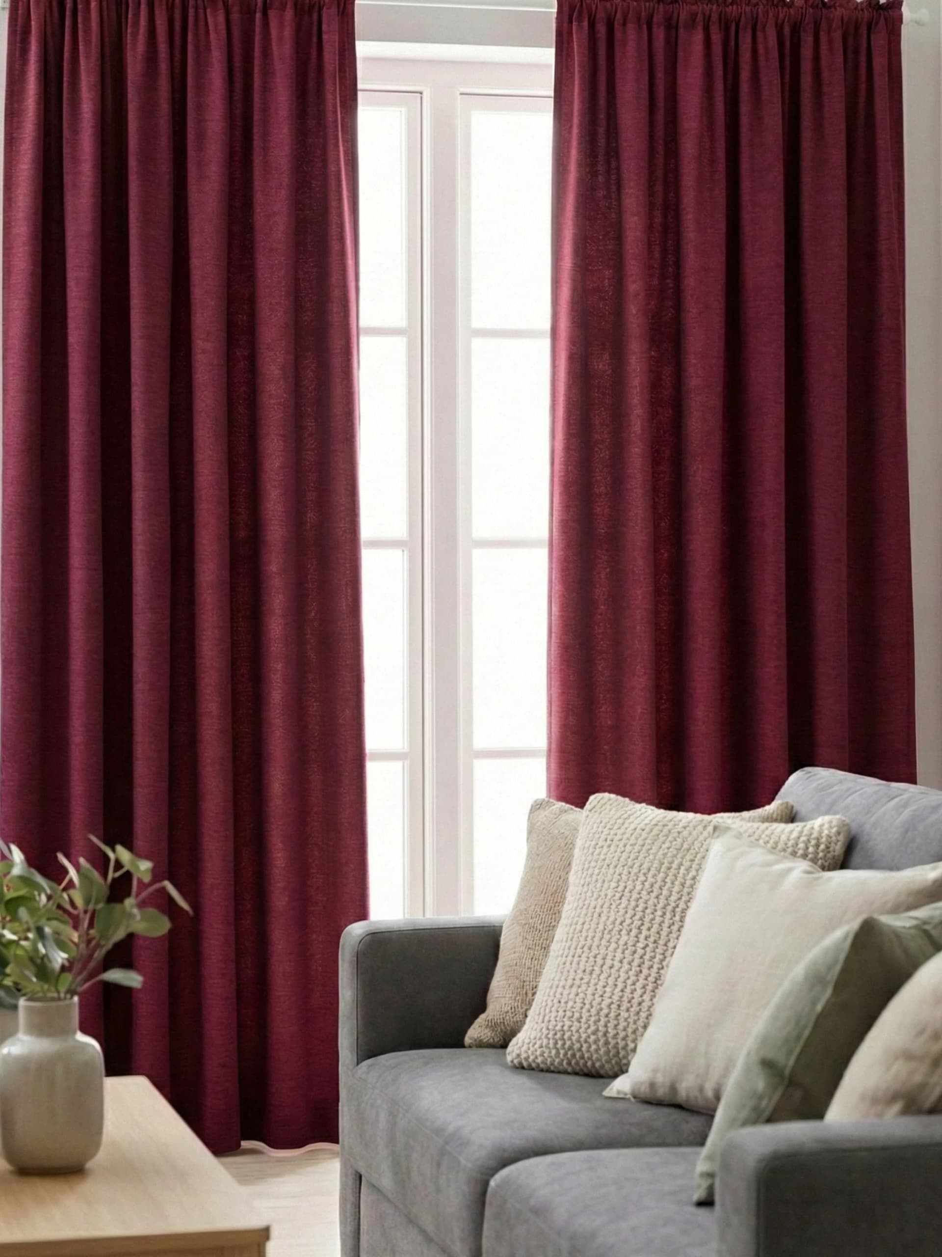 WIRTH Vorhang Holmsund Lila Chenille Blickdicht