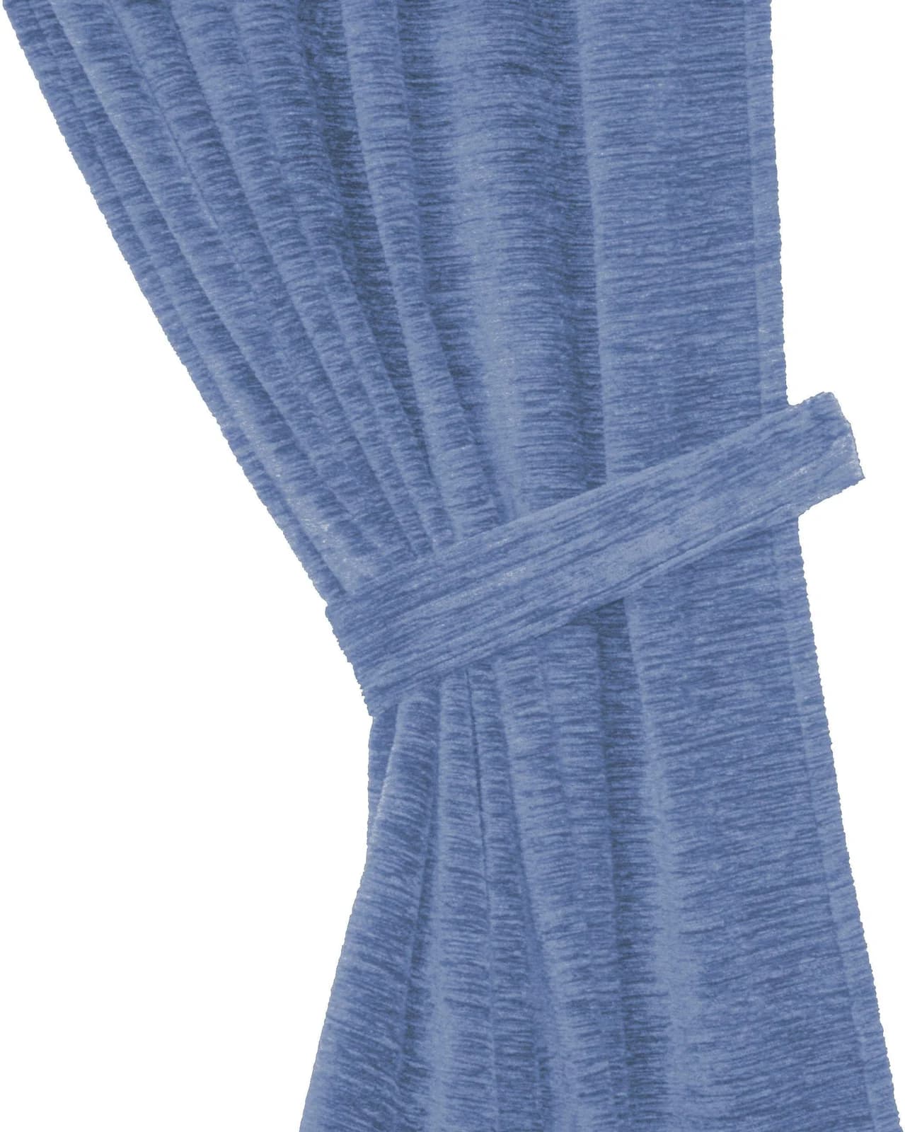 WIRTH Raffhalter Thermo-Chenille 2er Set Royalblau Polyacryl