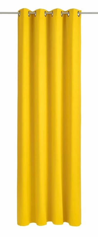 Vorhang WIRTH Dim Out Gelb Verdunkelnd Polyester Ösen - Bild 2