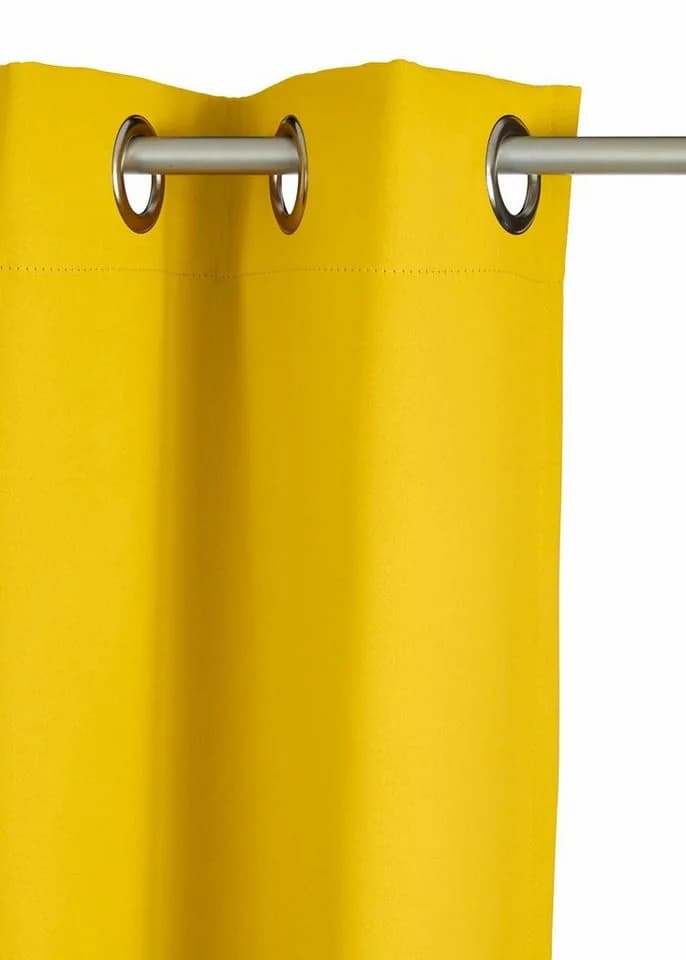 Vorhang WIRTH Dim Out Gelb Verdunkelnd Polyester Ösen - Bild 3