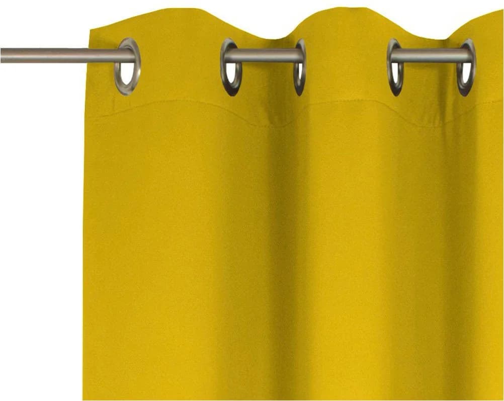 Vorhang WIRTH Dim Out Gelb Verdunkelnd Polyester Ösen - Bild 4