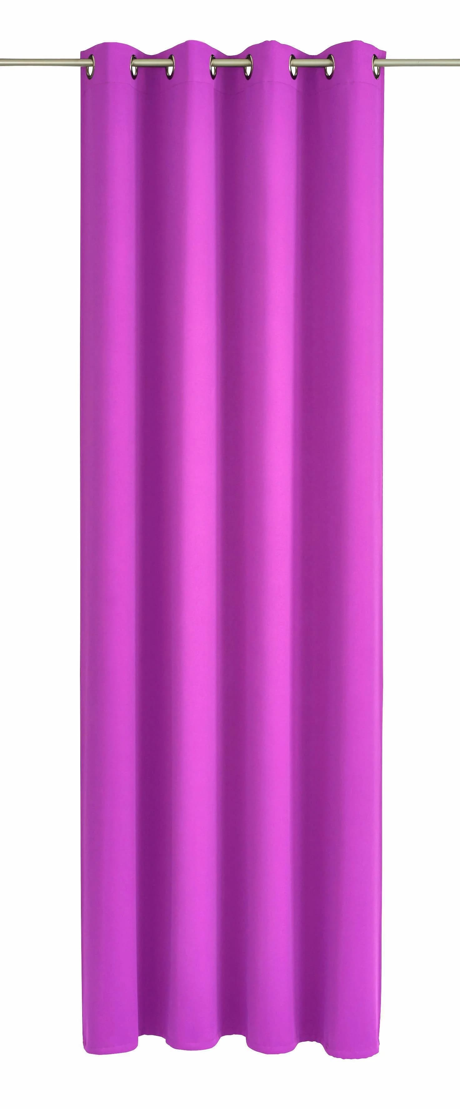 Vorhang WIRTH Dim Out Lila Verdunkelnd Polyester
