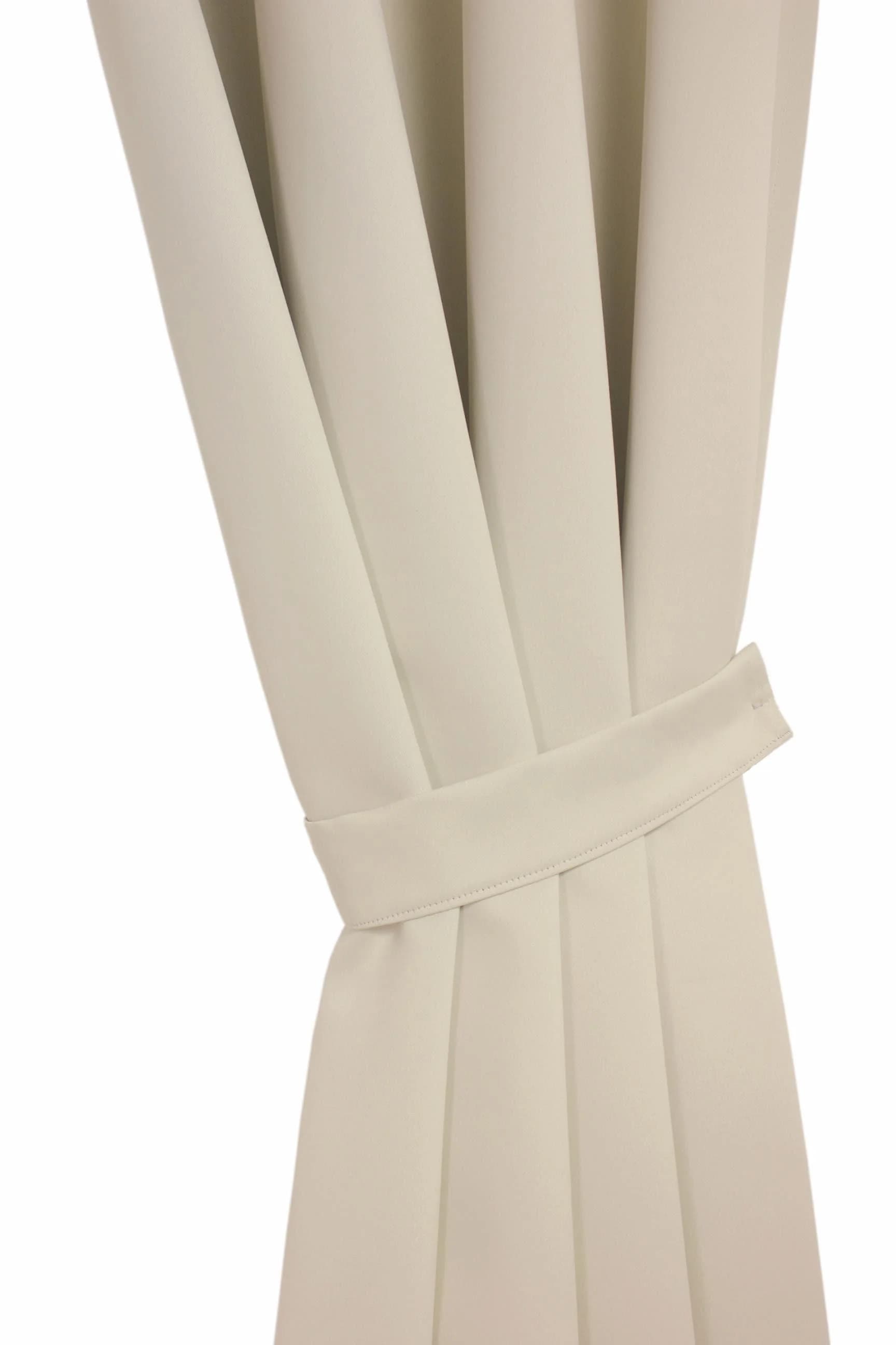 WIRTH Raffhalter DIM OUT Beige 2er Set Polyester