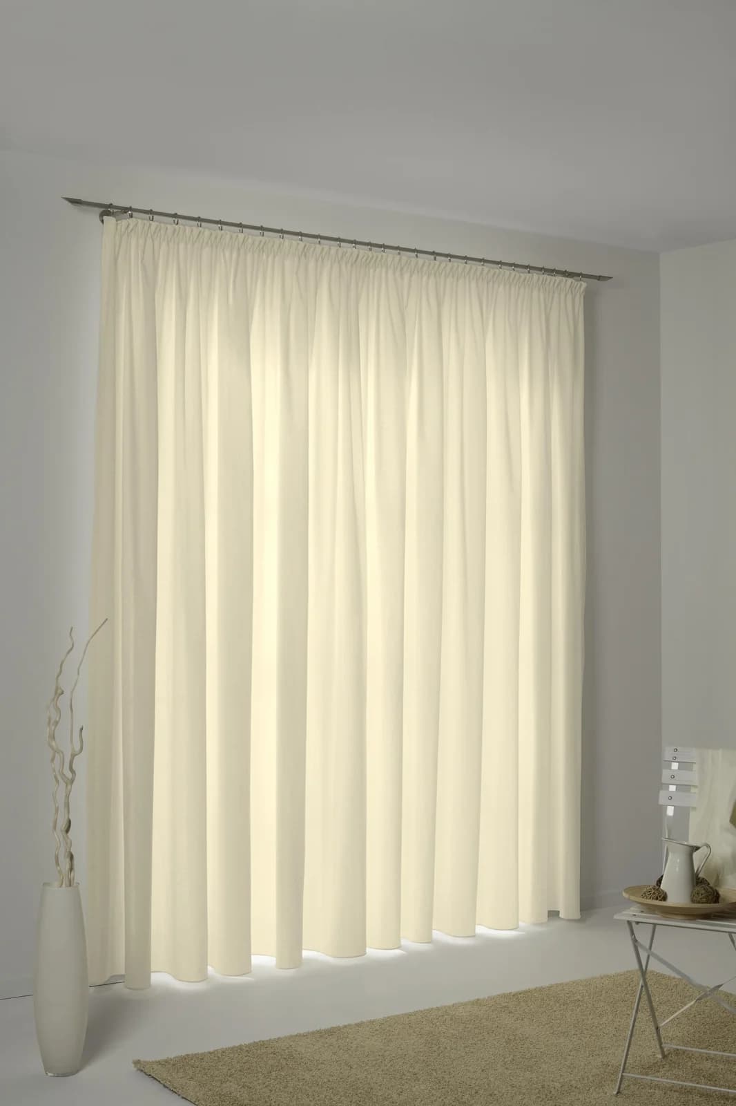 WIRTH SUNBONE Vorhang Beige 132x225cm Polyester Verdunkelnd