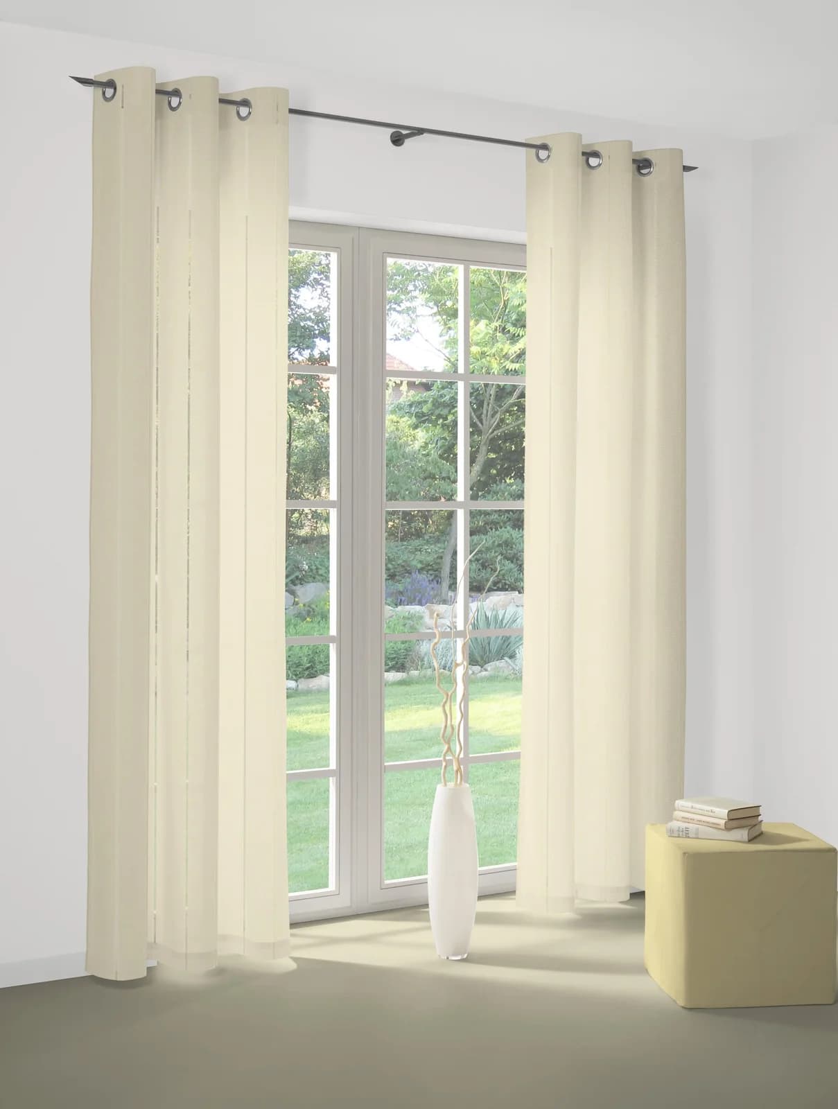 Vorhang WIRTH Felsted Jacquard Polyester Creme
