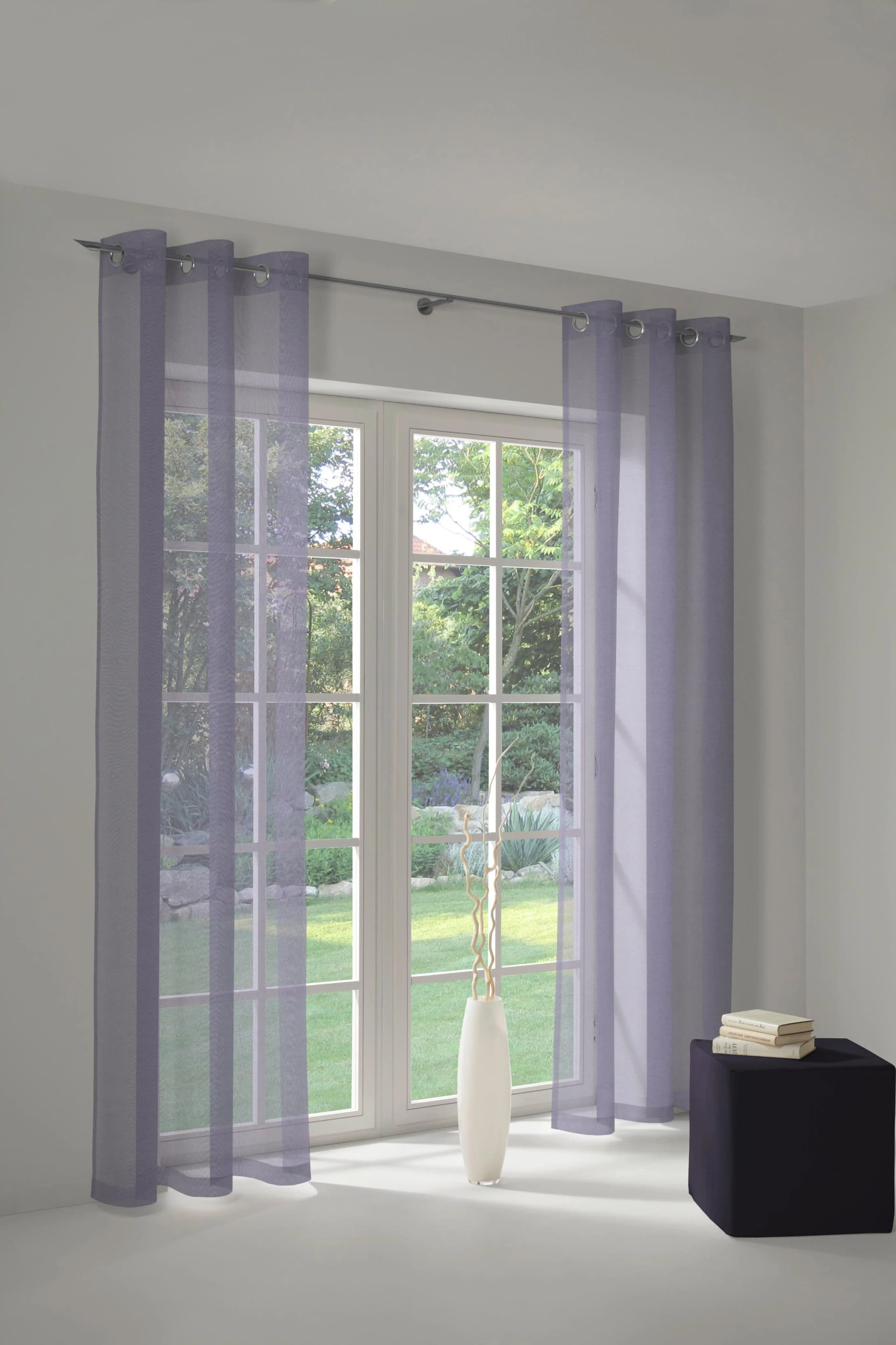 Vorhang WIRTH Lorca Flieder 66% Polyester 34% Baumwolle