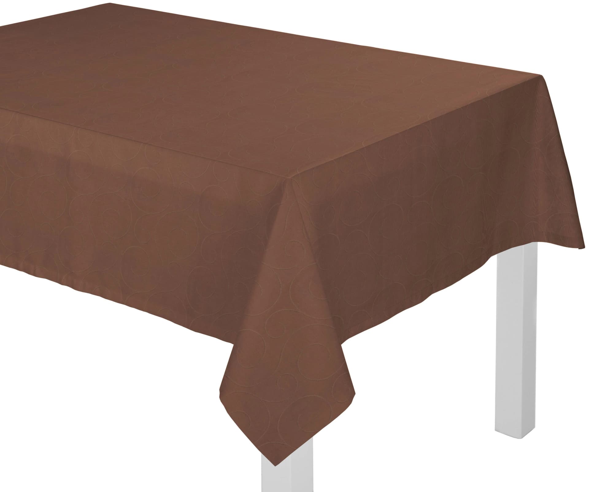 WIRTH Tischdecke Neufahrn Braun 85x85 cm Kunstfaser