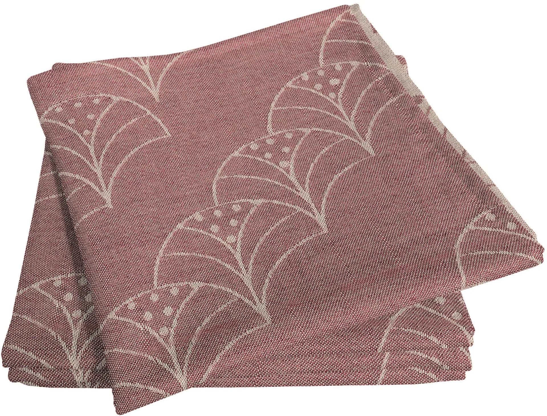 Elegante Stoffservietten mit Jacquard-Fächermuster