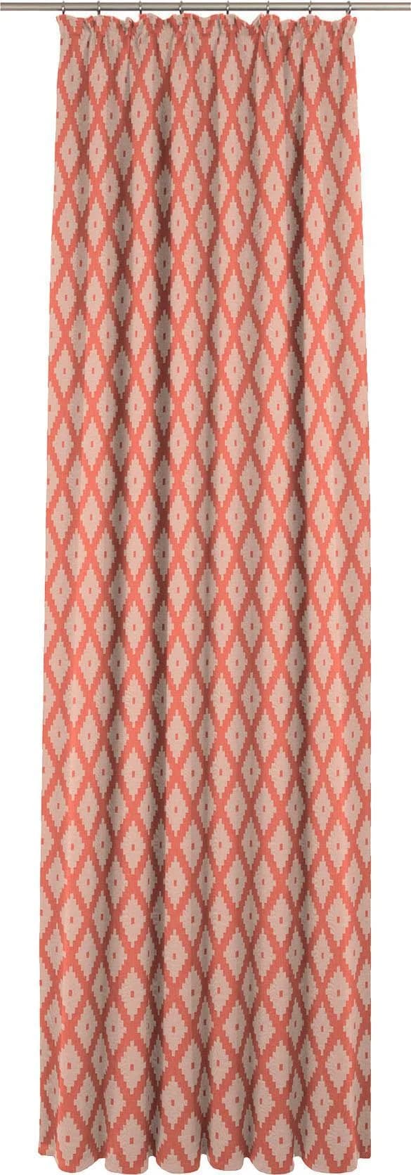 Vorhang ADAM Maroccan Shiraz Light Orange Jacquard Bio-Baumwolle