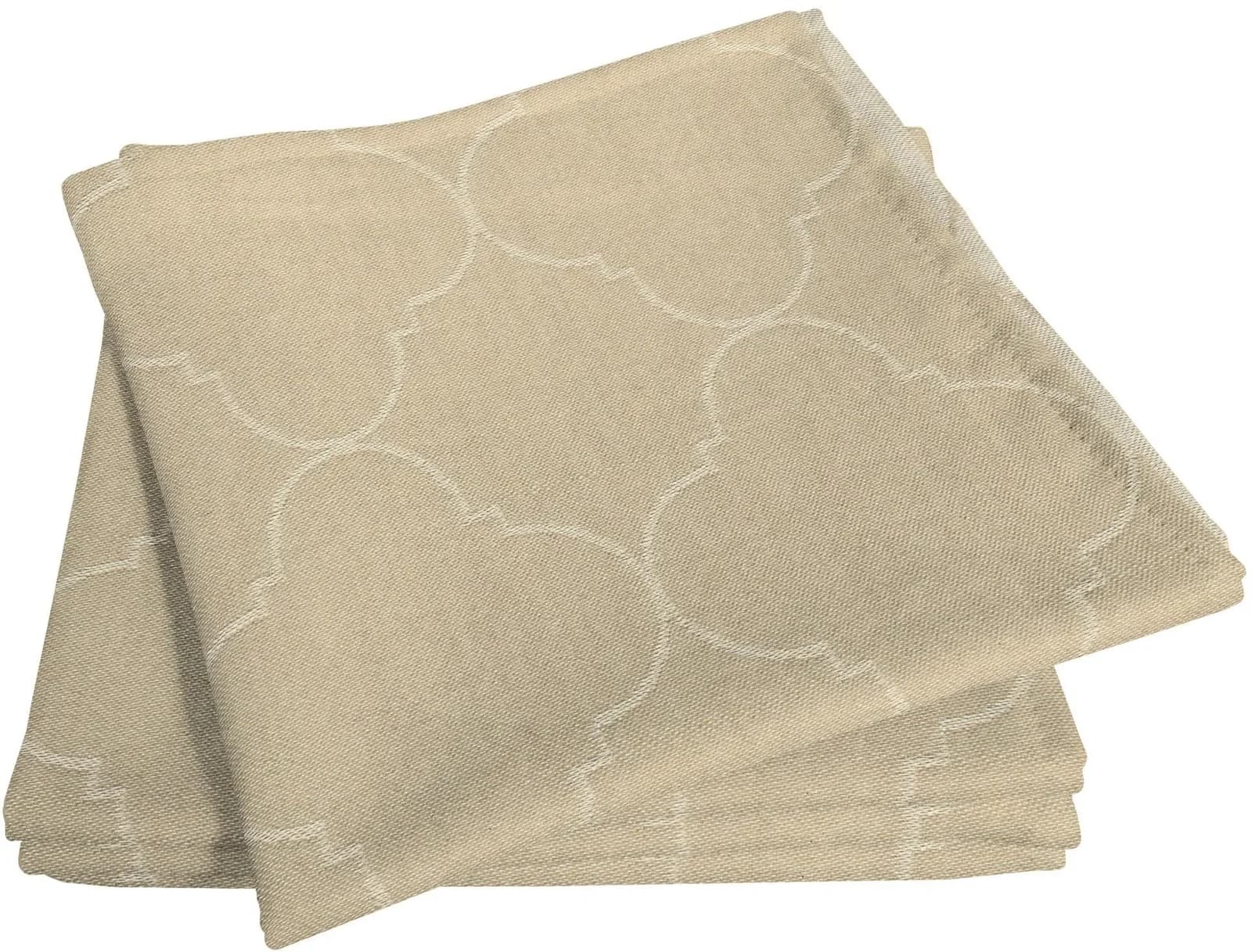 Stoffservietten Indian Cortezada Light 4er-Set Beige Baumwolle