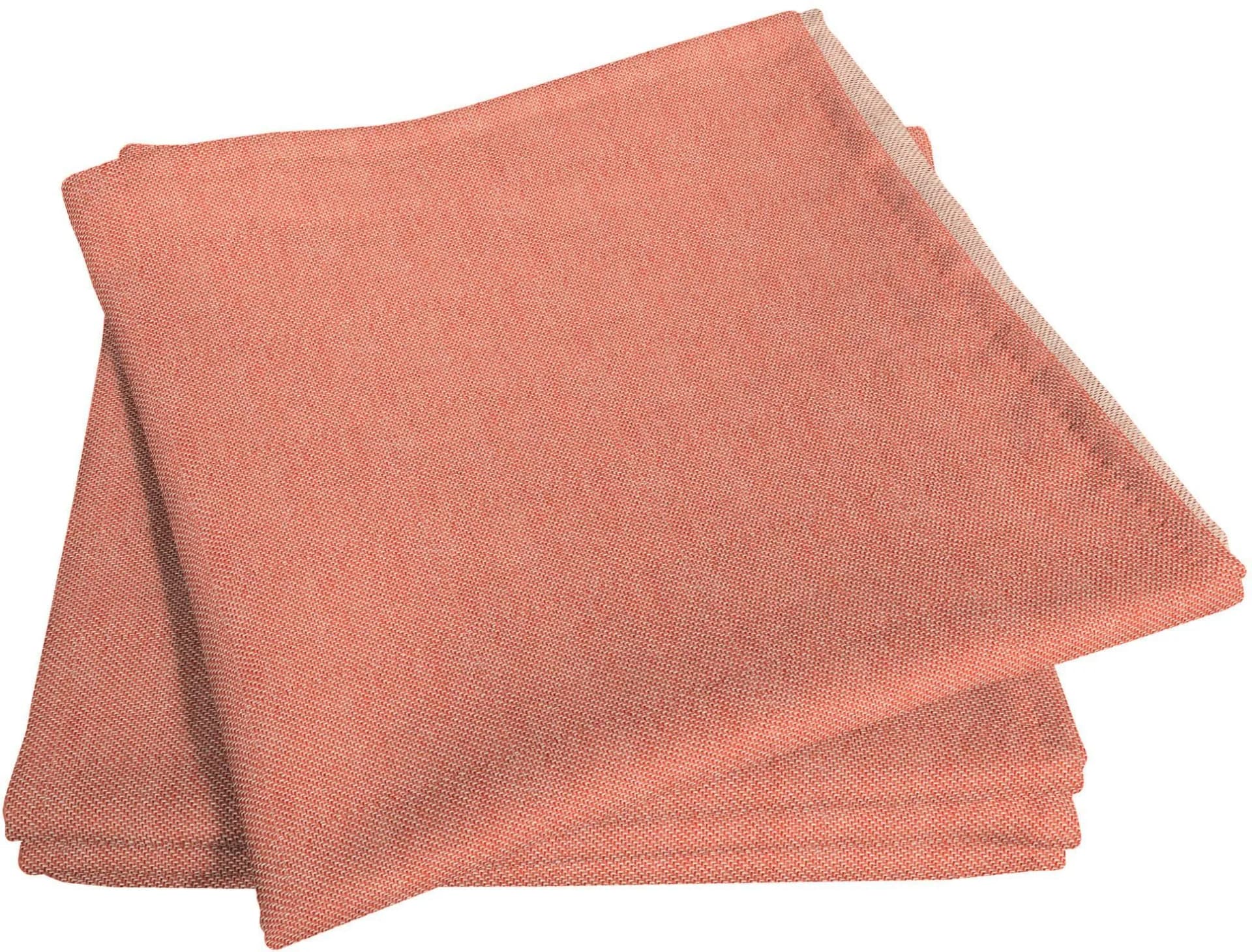 ADAM Stoffserviette Uni Light Collection Orange 4er-Set