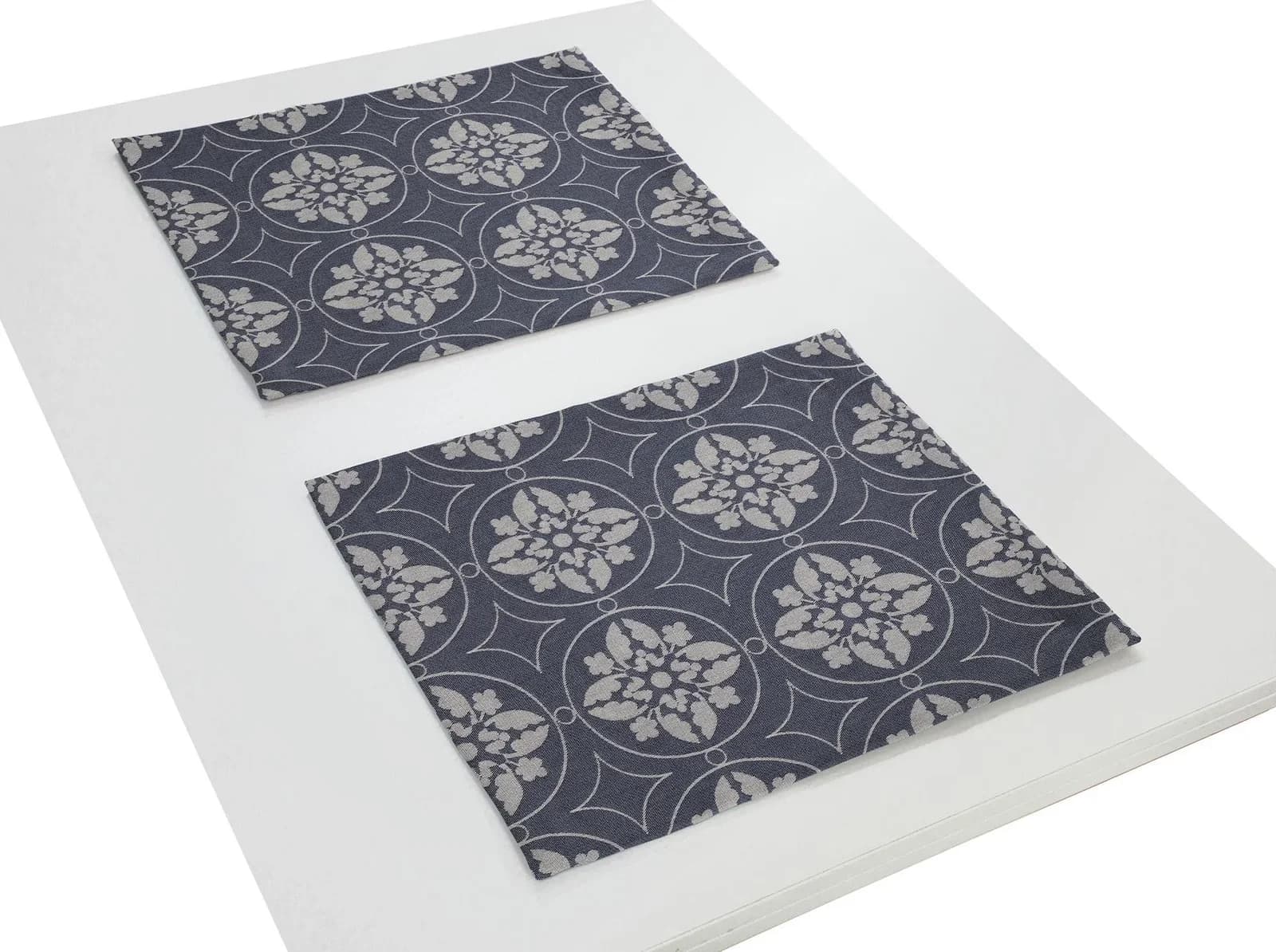 ADAM Platzset Romantic Puligny Dunkelblau 100% Baumwolle