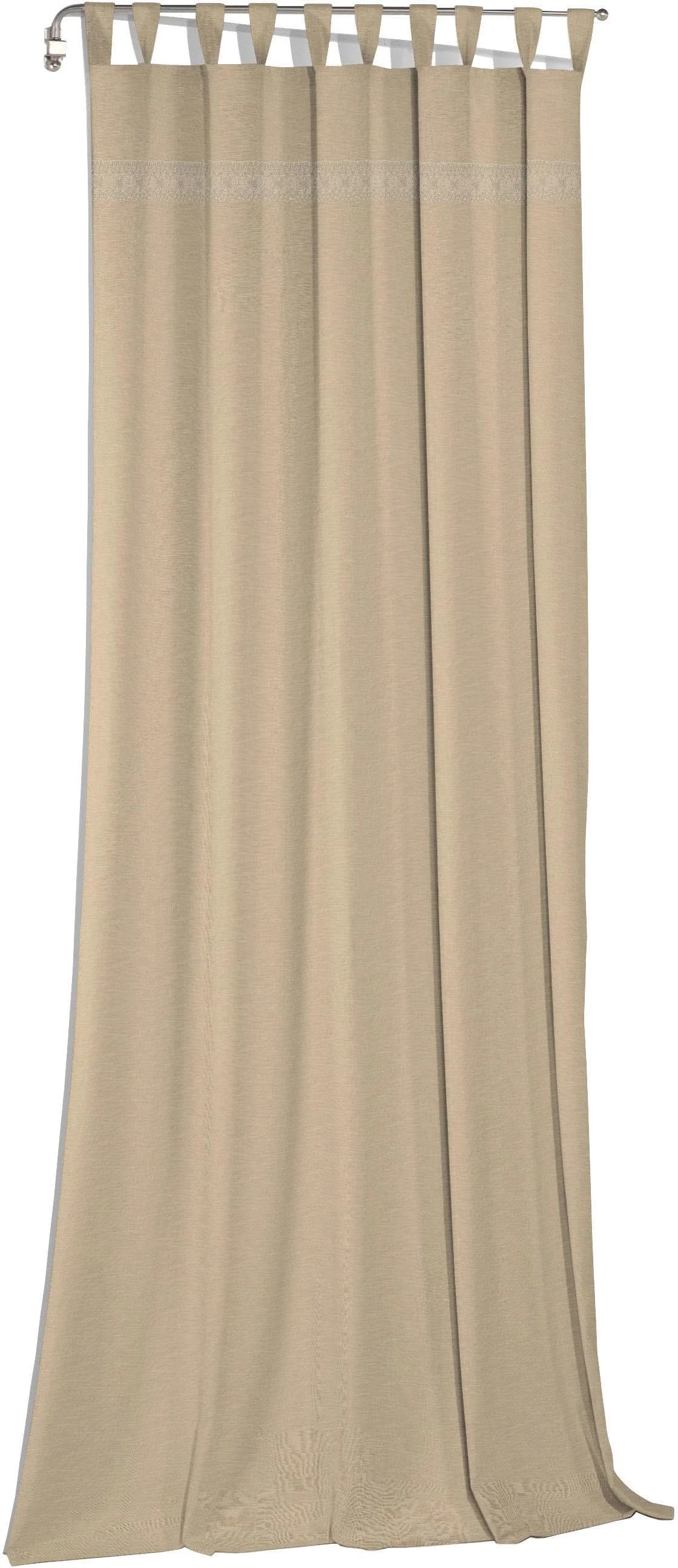 WIRTH Vorhang Wiessee Beige Jacquard Landhaus