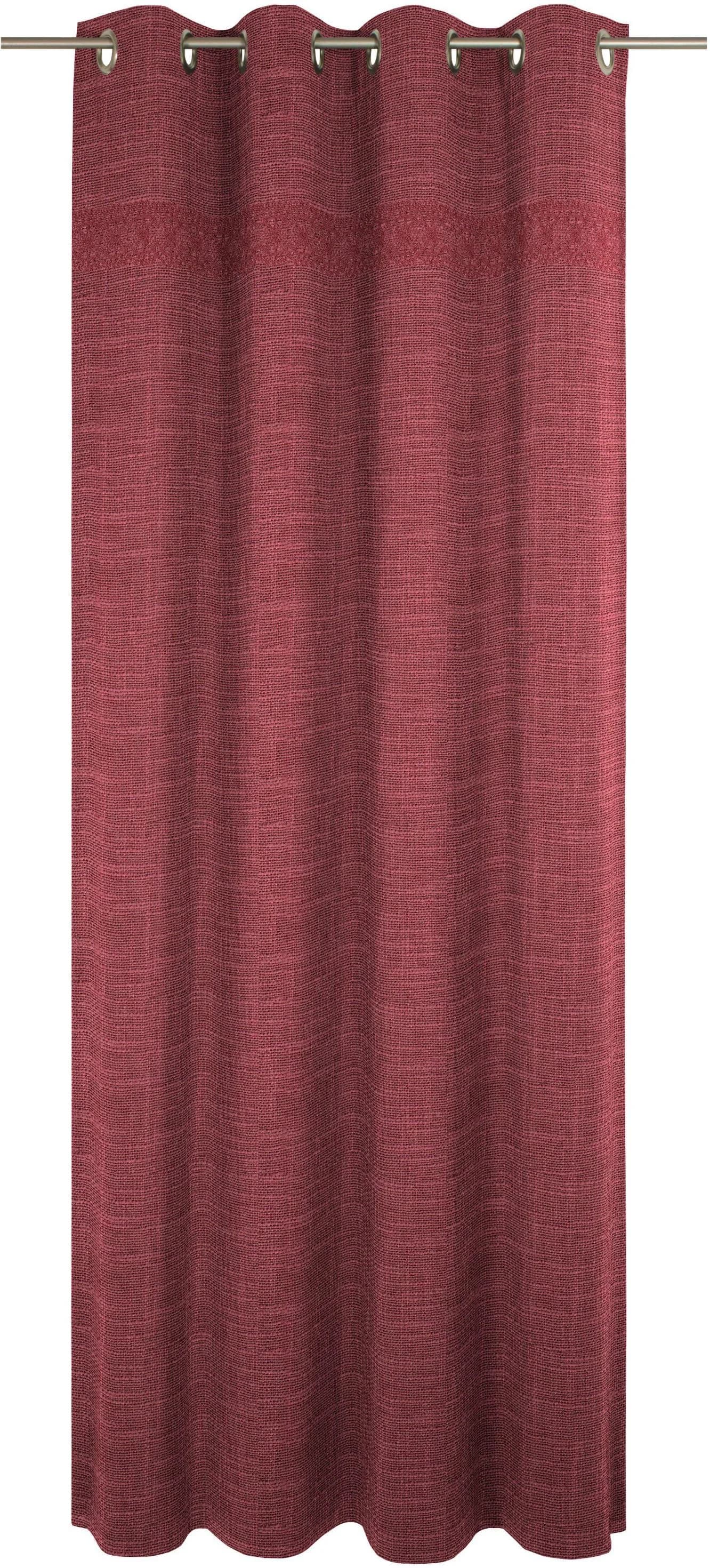 WIRTH Vorhang Wiessee Rosa Jacquard Landhaus