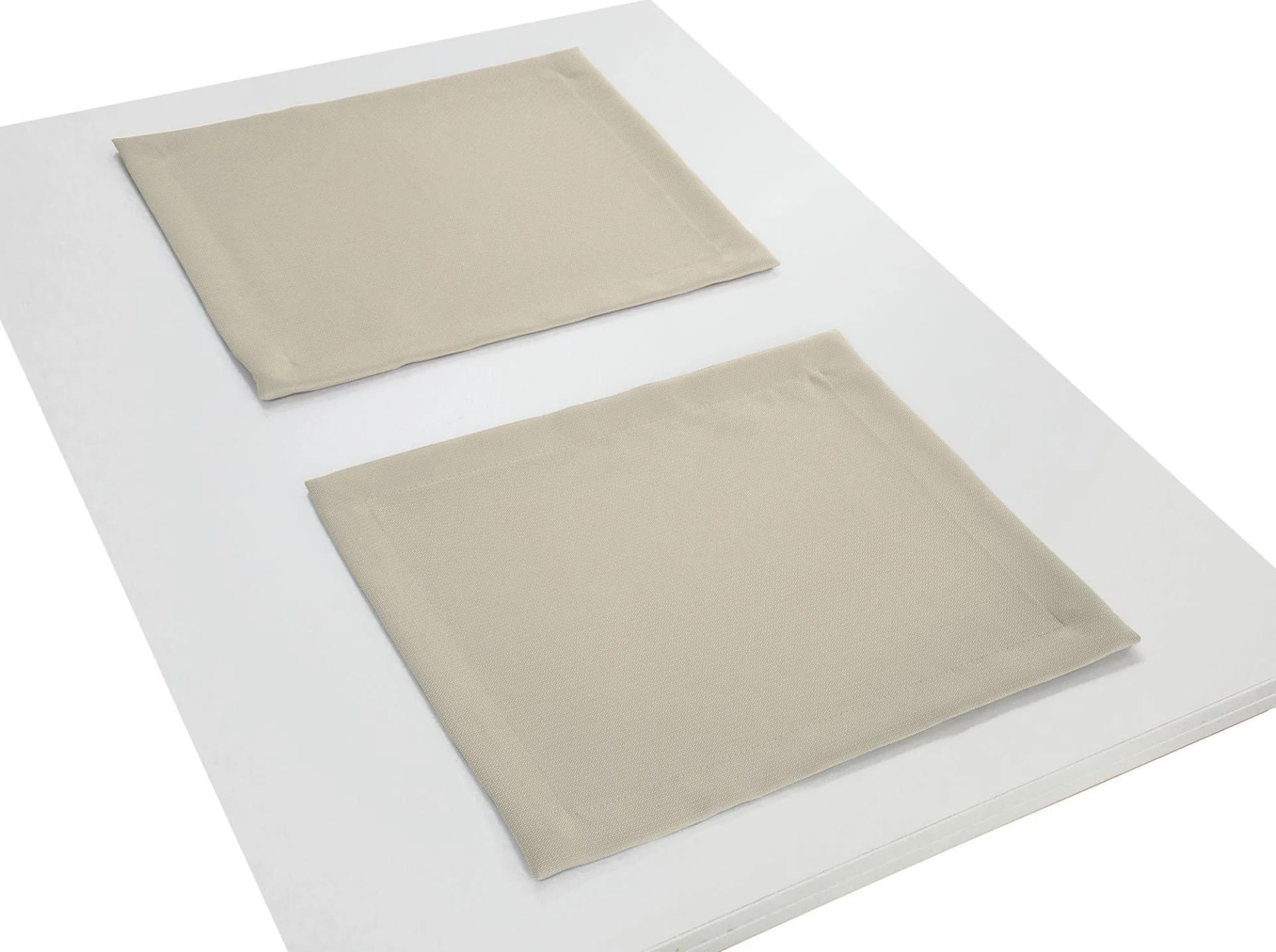 Platzset ADAM Uni Collection Beige 100% Bio-Baumwolle 2er-Set