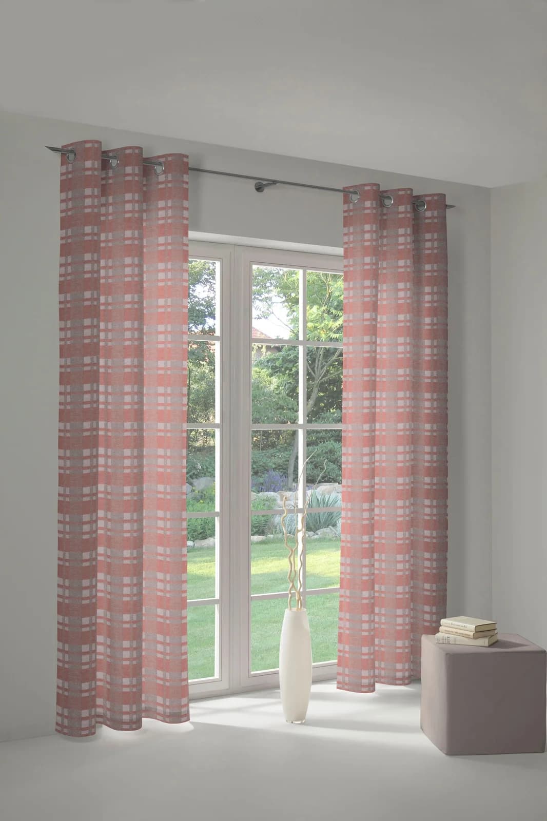 WIRTH Vorhang Laufenberg Apricot Jacquard Baumwolle Polyester