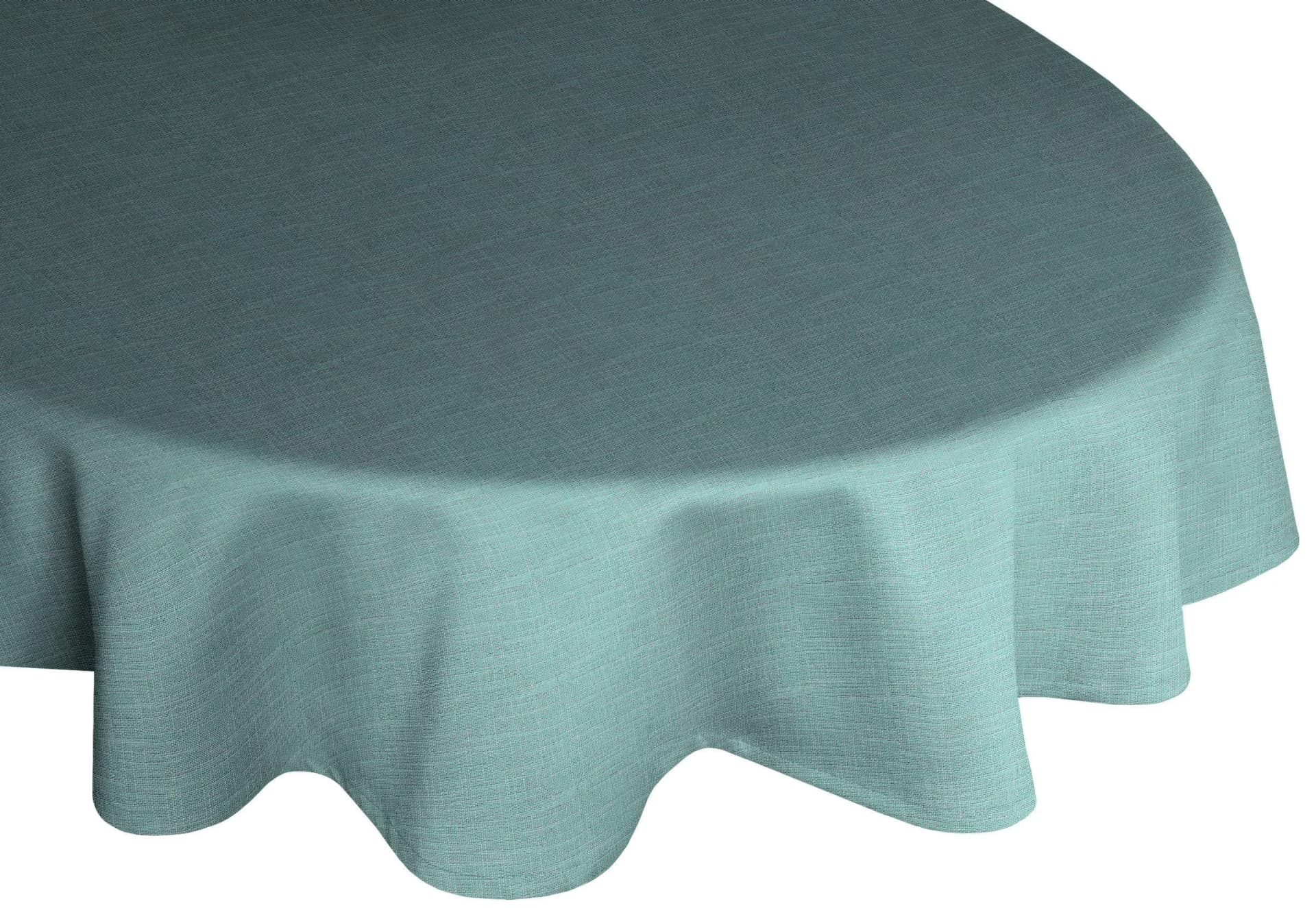 WIRTH Tischdecke WIESSEE Grün 160cm Rund