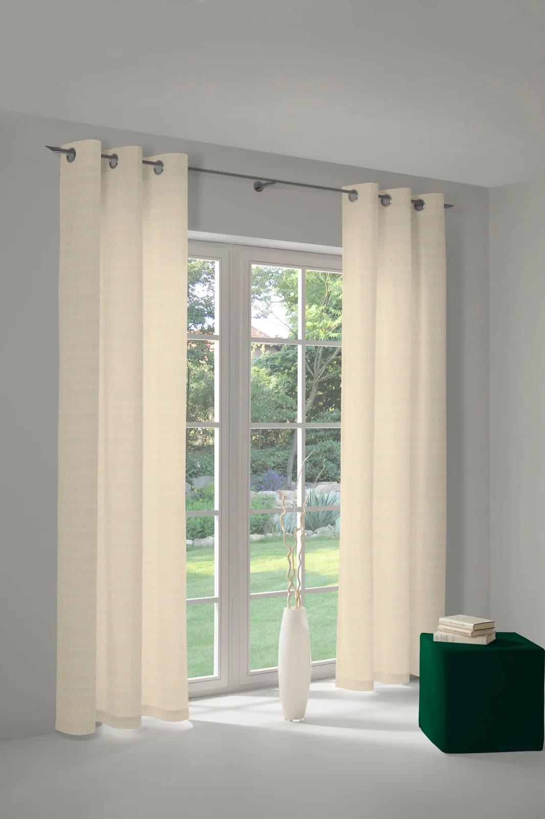 Vorhang ADAM Urban Cactus Jacquard Bio-Baumwolle 145x245 cm