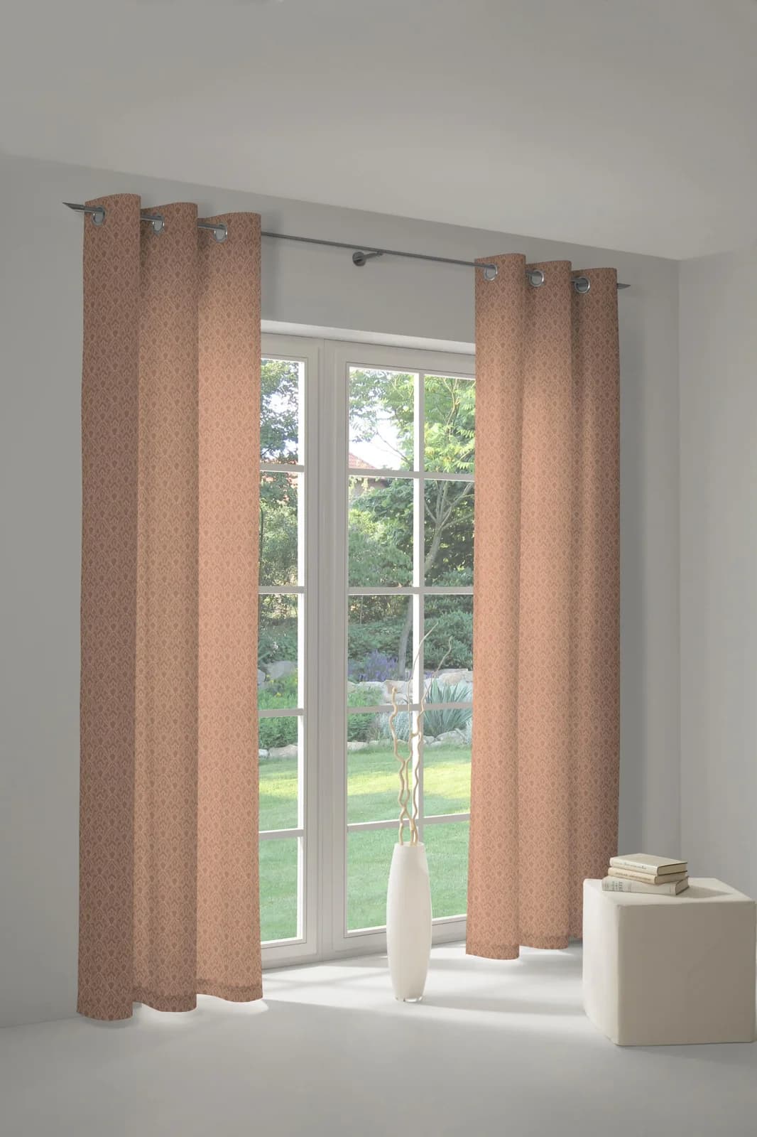 Vorhang ADAM Urban Cactus Jacquard Braun