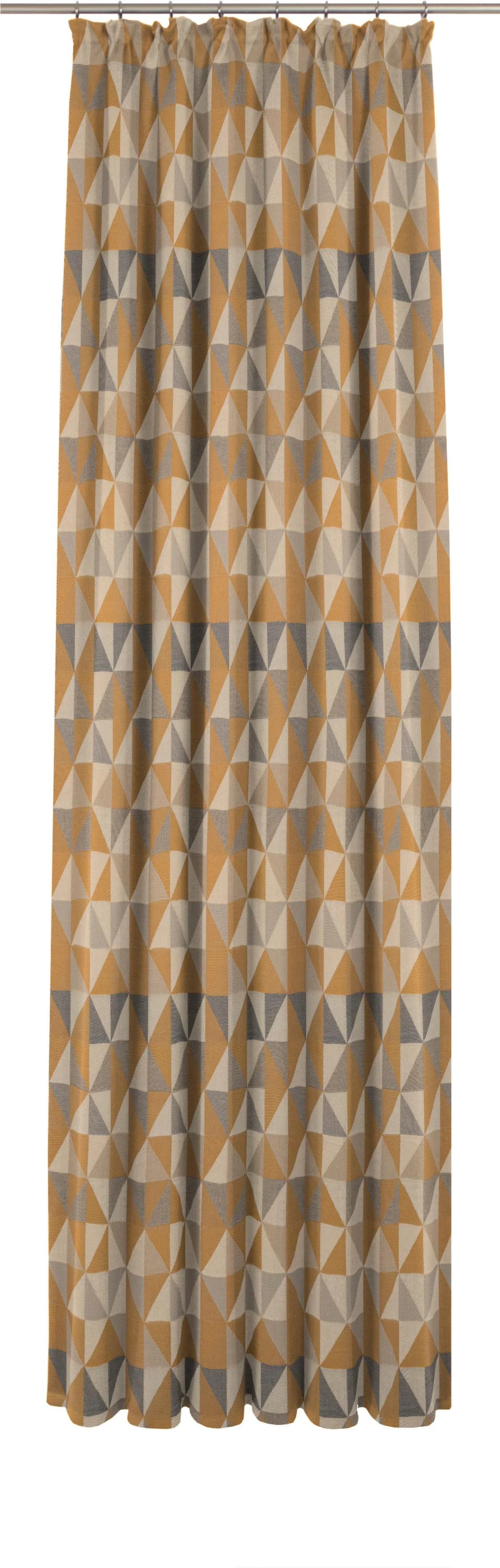 Vorhang ADAM Bio Bel Jacquard Curry 145x245cm Bio-Baumwolle
