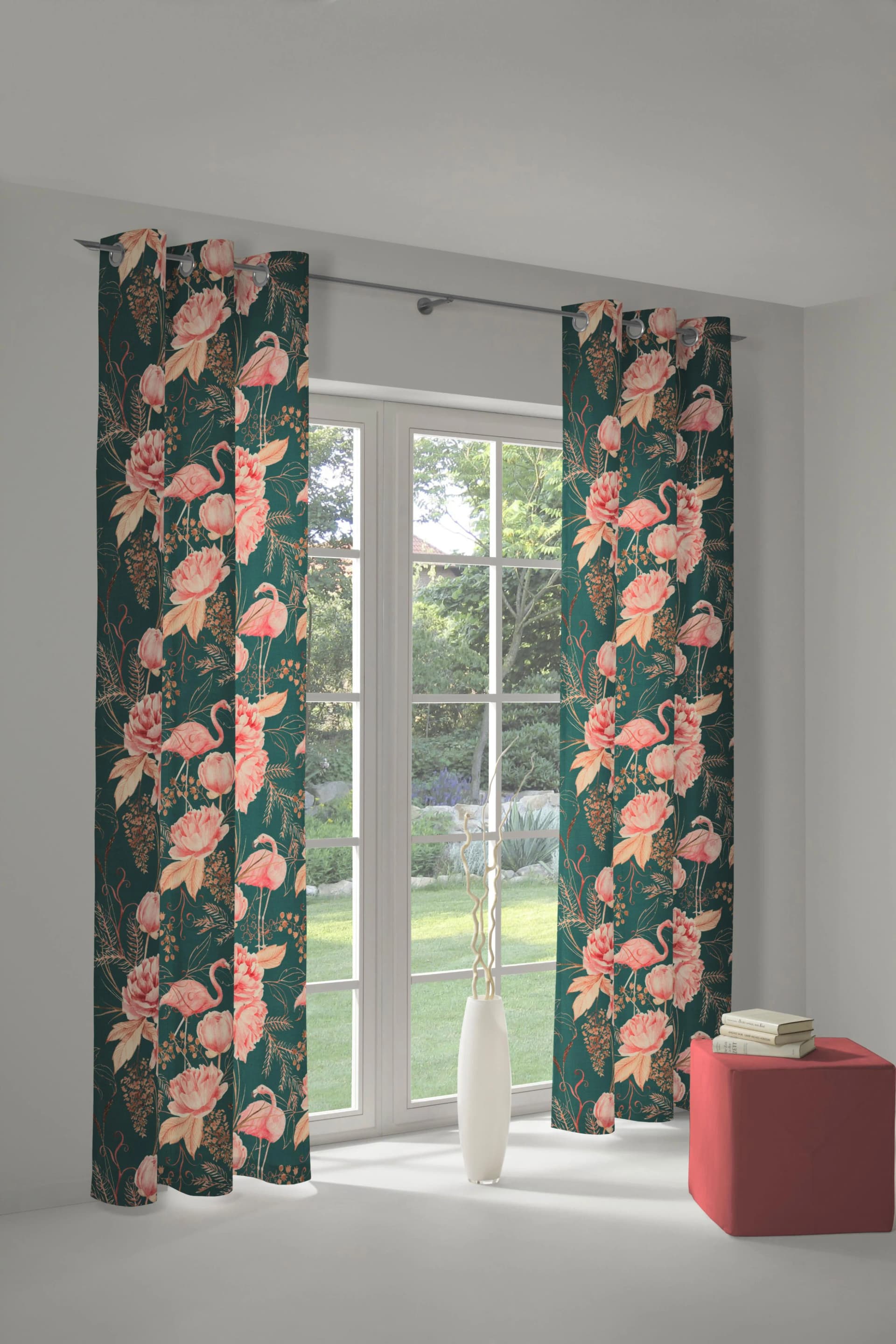 Vorhang ADAM Eden Bunt Jacquard Bio-Baumwolle