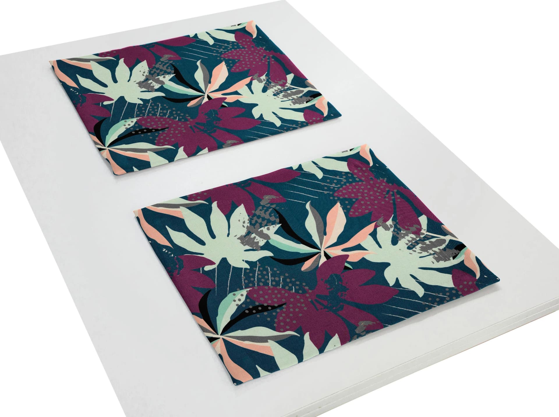 ADAM Platzset Jungle 2er-Set Bunt Bio-Baumwolle