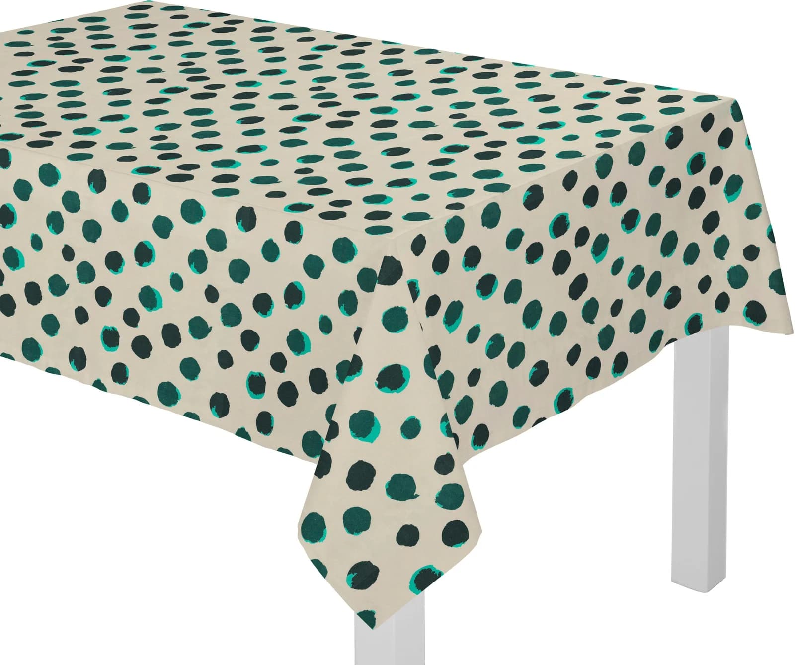 ADAM Dots Tischdecke 80x80cm Leinen Bio-Baumwolle