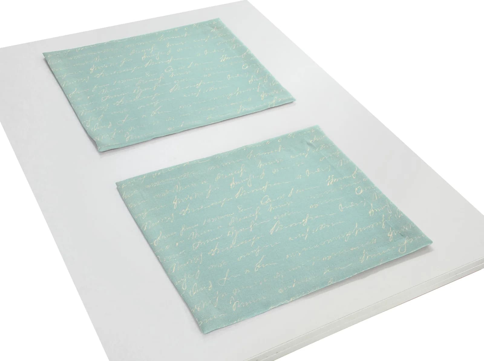 Platzset ADAM 'Scribble' blau - 2er Set Bio-Baumwolle & Leinen