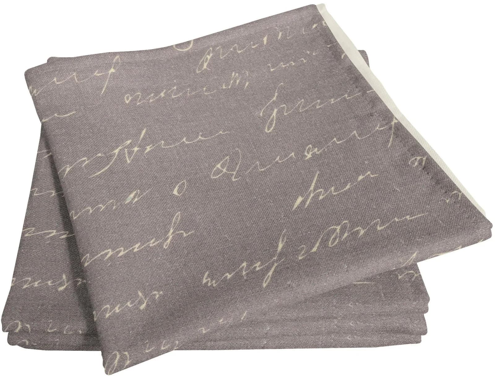 ADAM Stoffserviette Scribble lila 30x30 cm Leinen Bio-Baumwolle