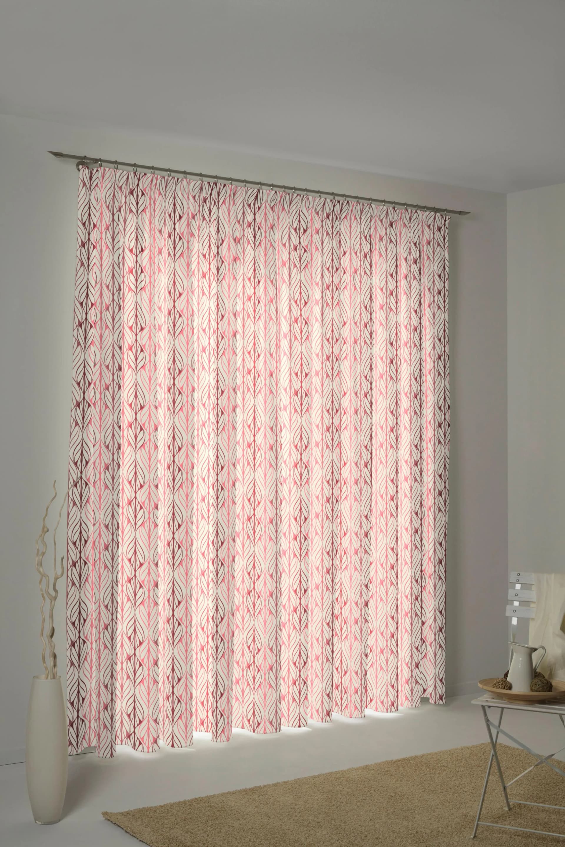 ADAM Vorhang Wave Bunt Jacquard Leinen Bio-Baumwolle