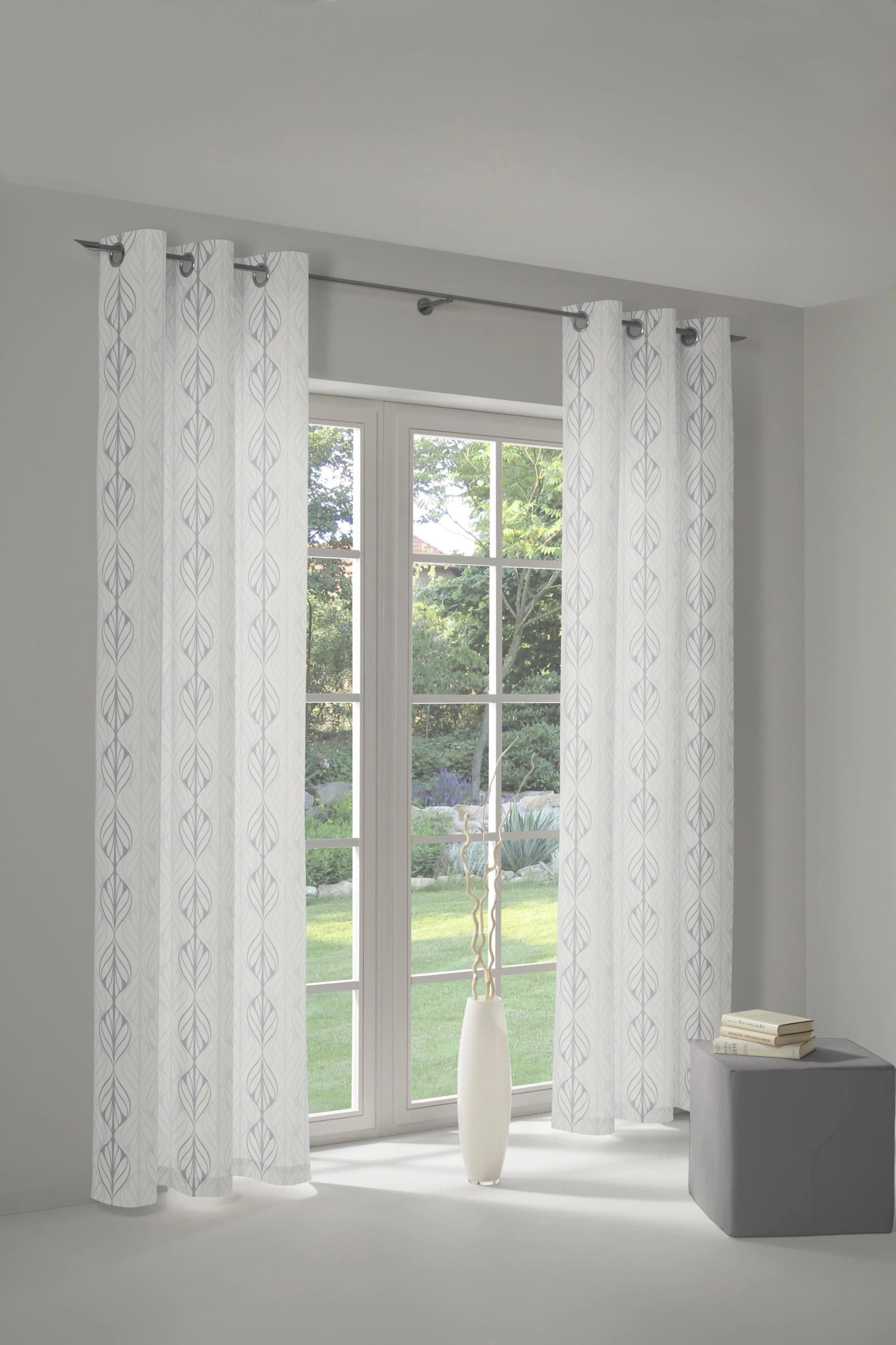 ADAM Vorhang Wave Beige Grau Leinen Bio-Baumwolle