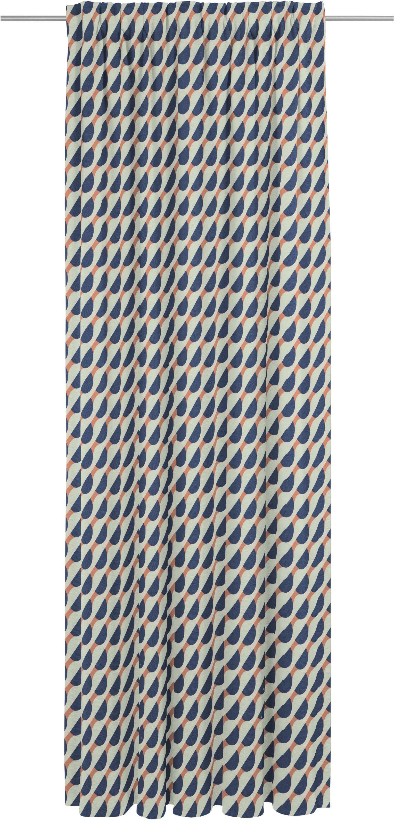 Vorhang ADAM Circles Bunt Bio-Baumwolle 142x245 cm