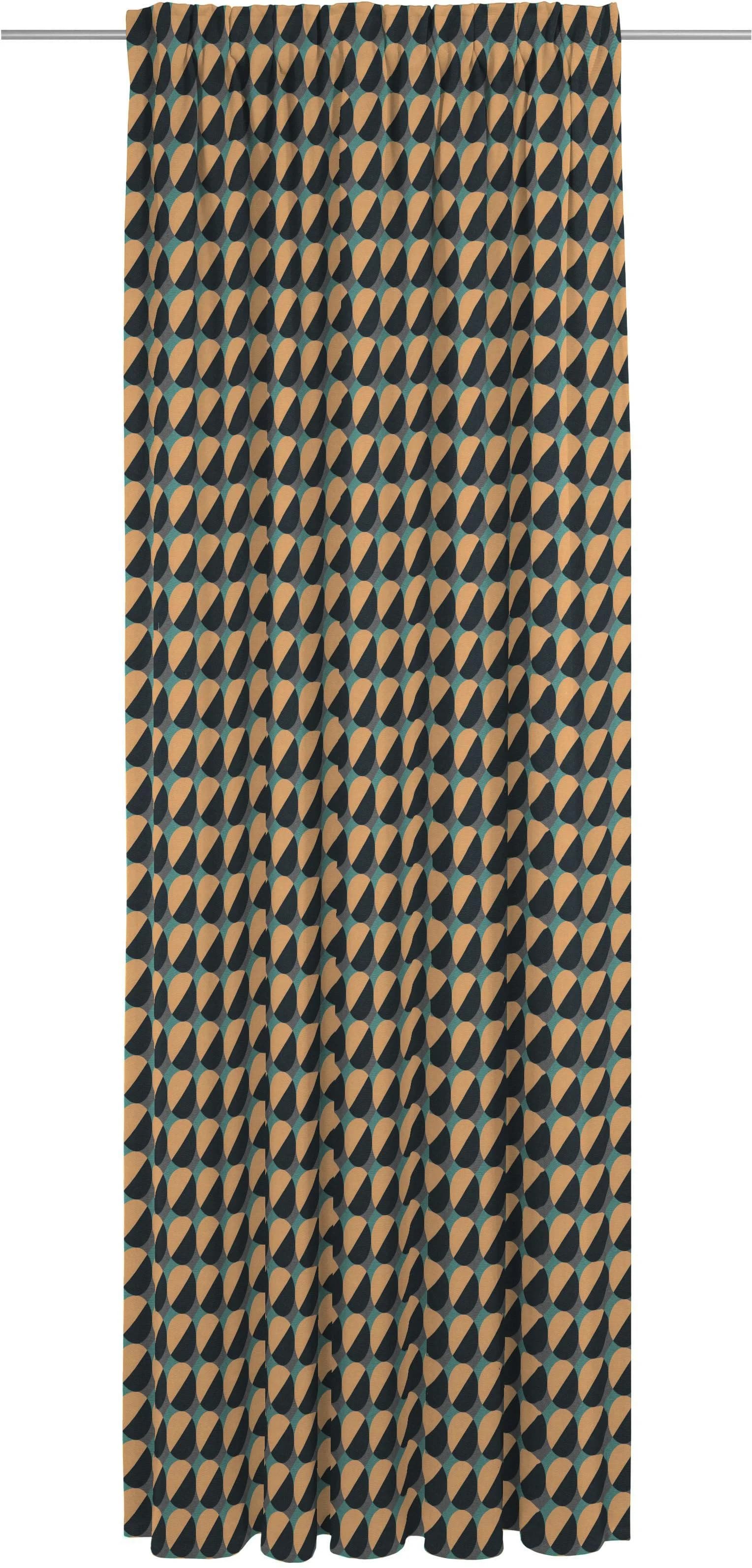 Vorhang ADAM "Circles" Bunt Bio-Baumwolle Jacquard