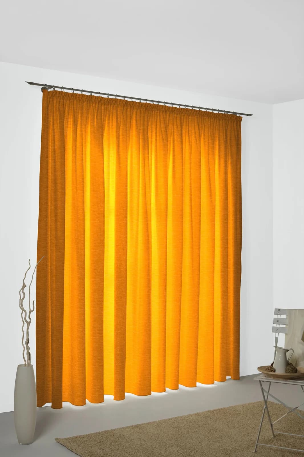 WIRTH Vorhang Trondheim B Altgold Jacquard Polyacryl