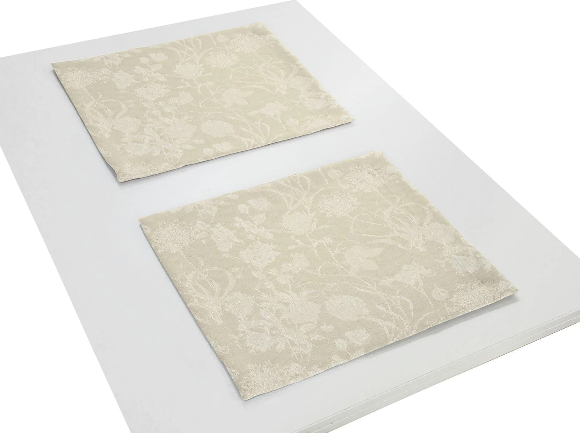 Platzset ADAM 'Flower Cuvée' Gr. 1 beige - 100% Bio-Baumwolle