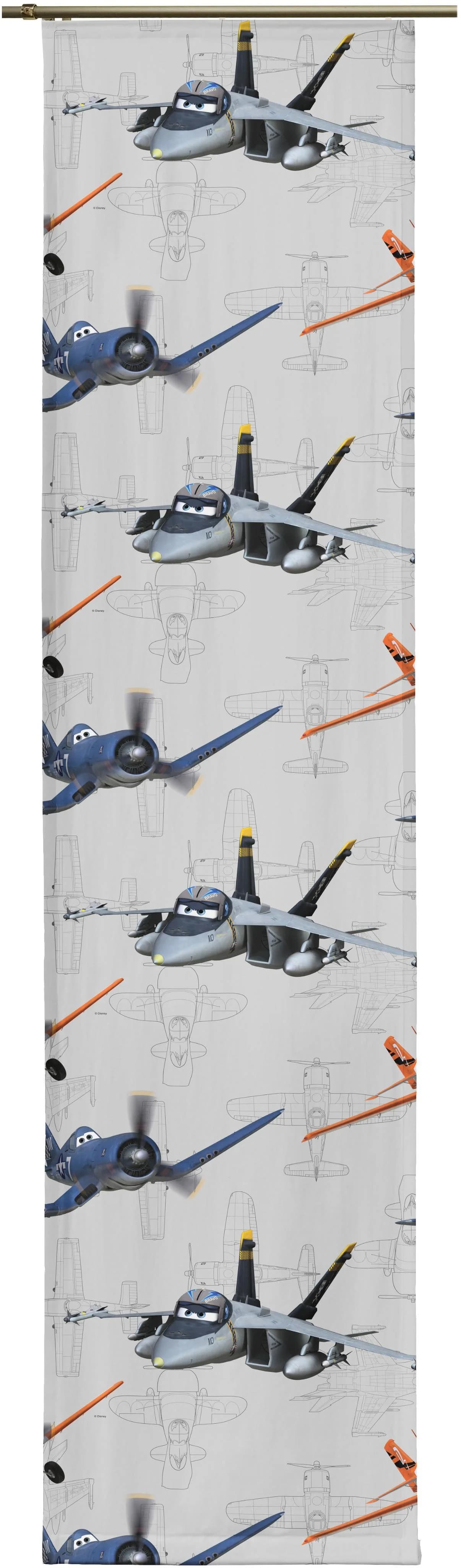 Disney Planes Schiebegardine für Kinderzimmer