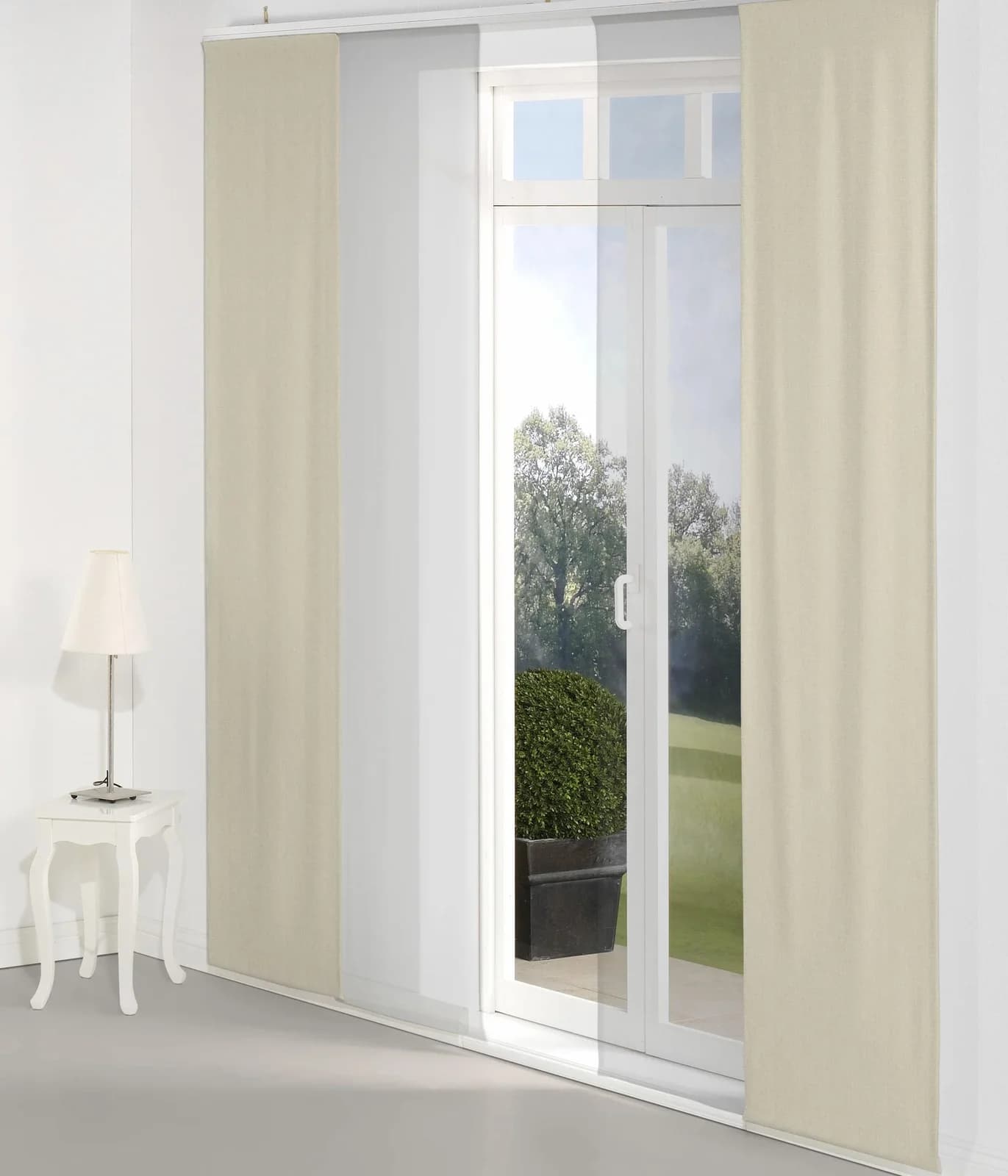 WIRTH Schiebegardine Torbole 60x245cm Braun Jacquard