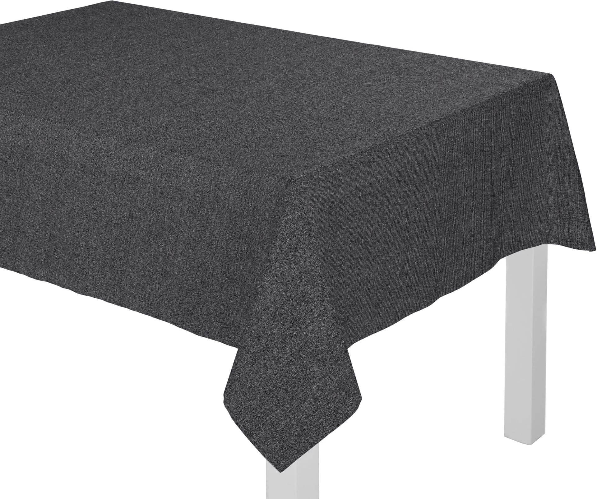 Tischdecke WIRTH 'Torbole' Gr. 5, schwarz, 220x130cm, Baumwolle/Polyester