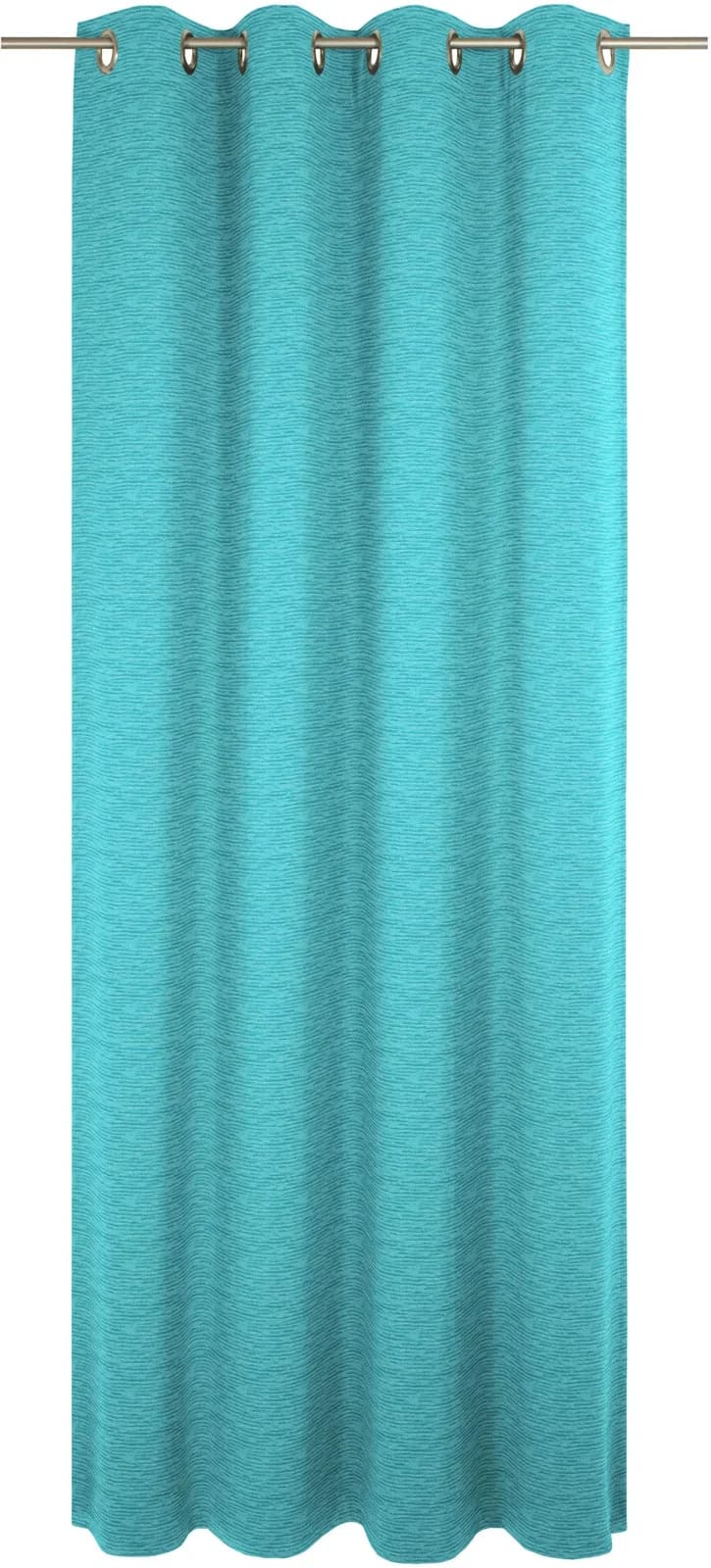 WIRTH Vorhang Trondheim B türkis-blau Thermovorhang Chenille