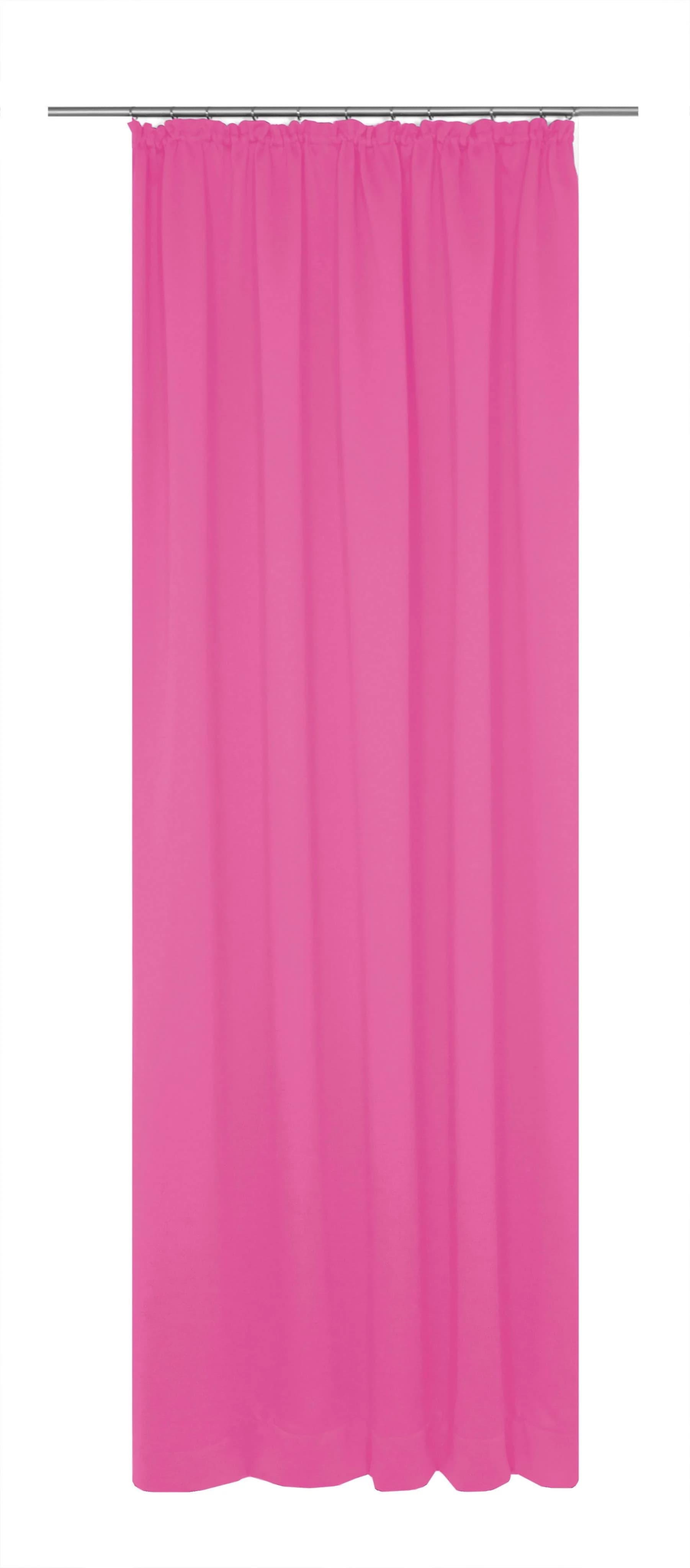 WIRTH Vorhang Dim Out Pink Verdunkelung Kräuselband