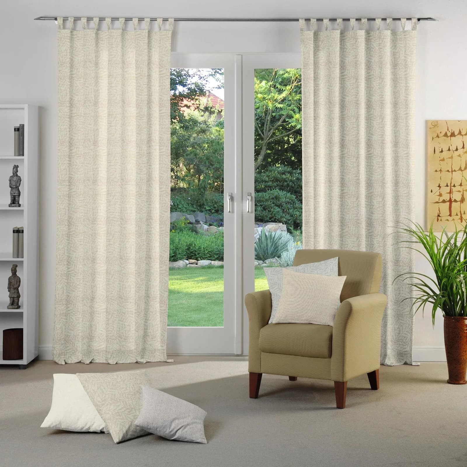 Vorhang WIRTH "Gospic" Gold Jacquard Baumwolle Polyester