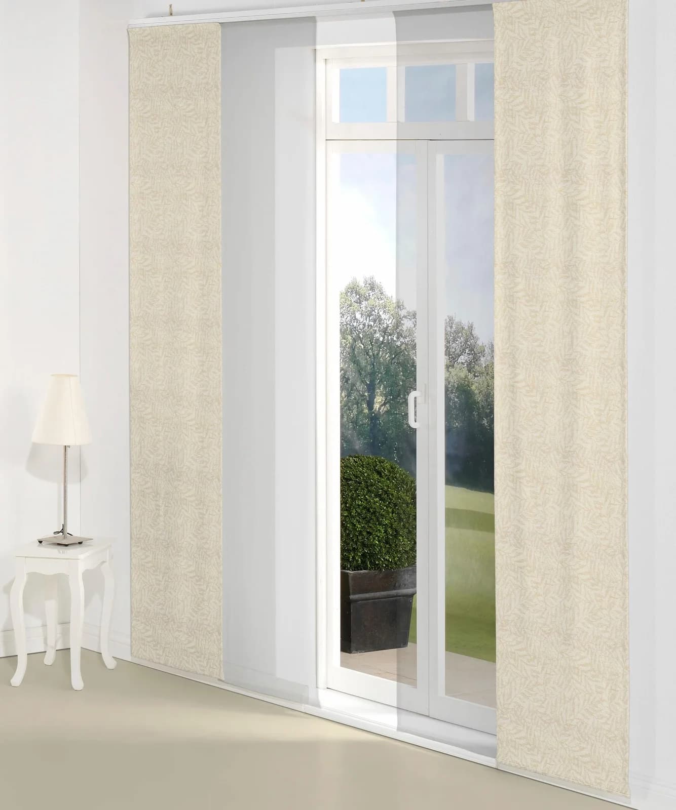 Schiebegardine WIRTH "Gospic" Gold Jacquard Baumwolle Polyester