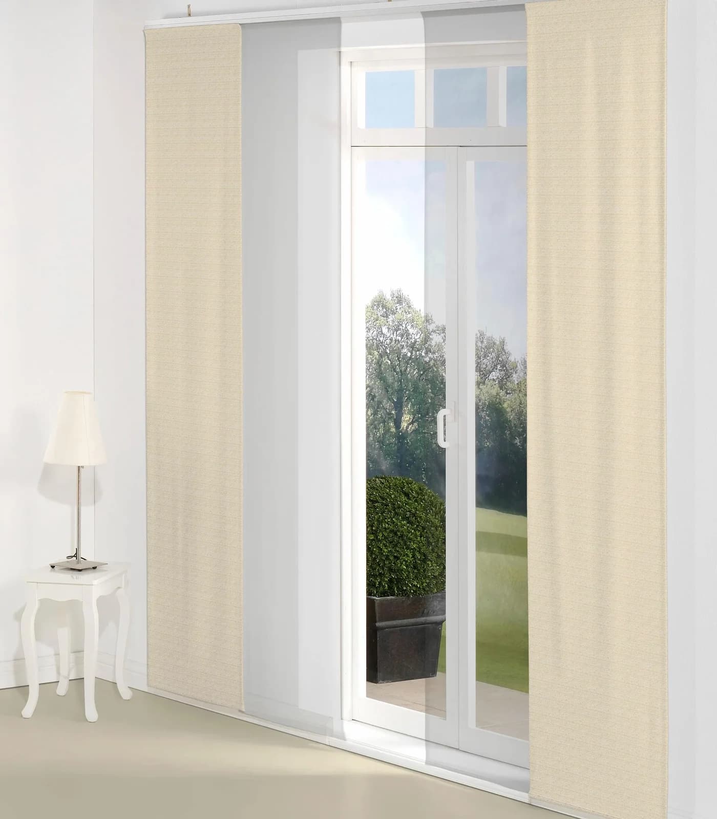 Schiebegardine WIRTH "Berwick" Gold Jacquard Baumwolle Polyester
