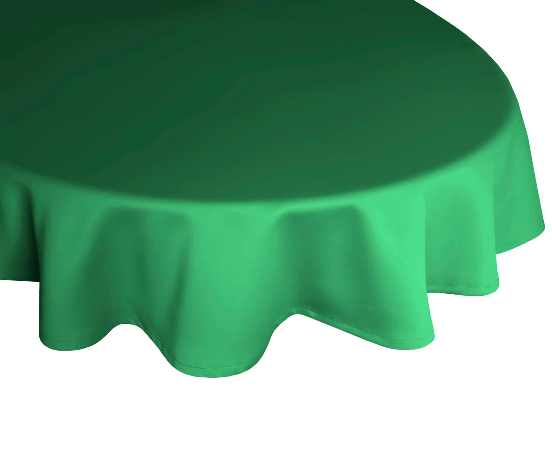 Tischdecke WIRTH Umea 190x130cm Grün Polyester Oval
