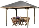 Pavillon WEKA "Paradies 1" Beige 294x294 cm Bild 2