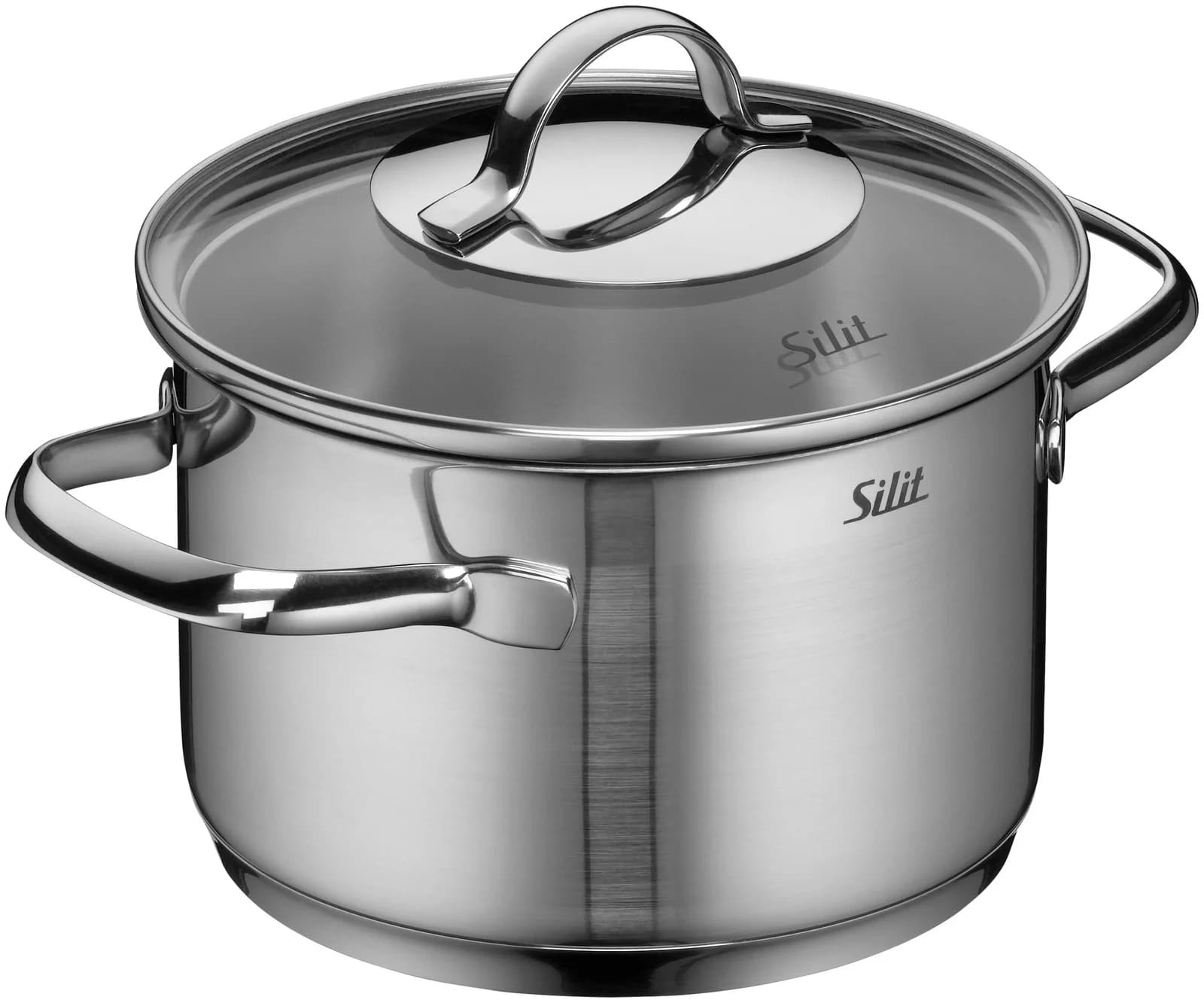 Silit Achat Kochtopf Edelstahl 1,9l mit Glasdeckel